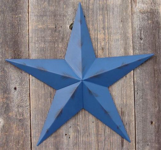 #EH10412 RUSTIC BARN STAR 32",40",53" METAL WALL ART MULTI COLOR WESTERN HOME DECOR HANDMADE