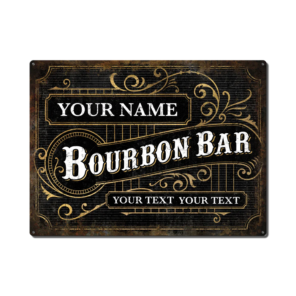 #EH10493 CUSTOM NAME ALUMINUM METAL SIGN WESTERN HOME DECOR HANDMADE NEW