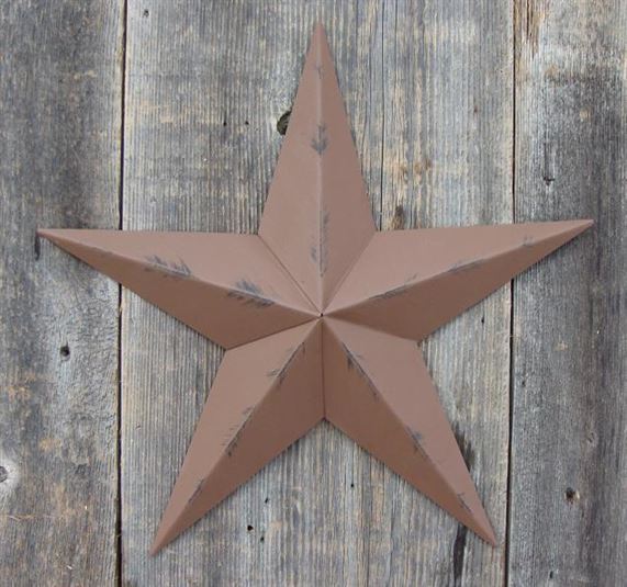 #EH10412 RUSTIC BARN STAR 32",40",53" METAL WALL ART MULTI COLOR WESTERN HOME DECOR HANDMADE