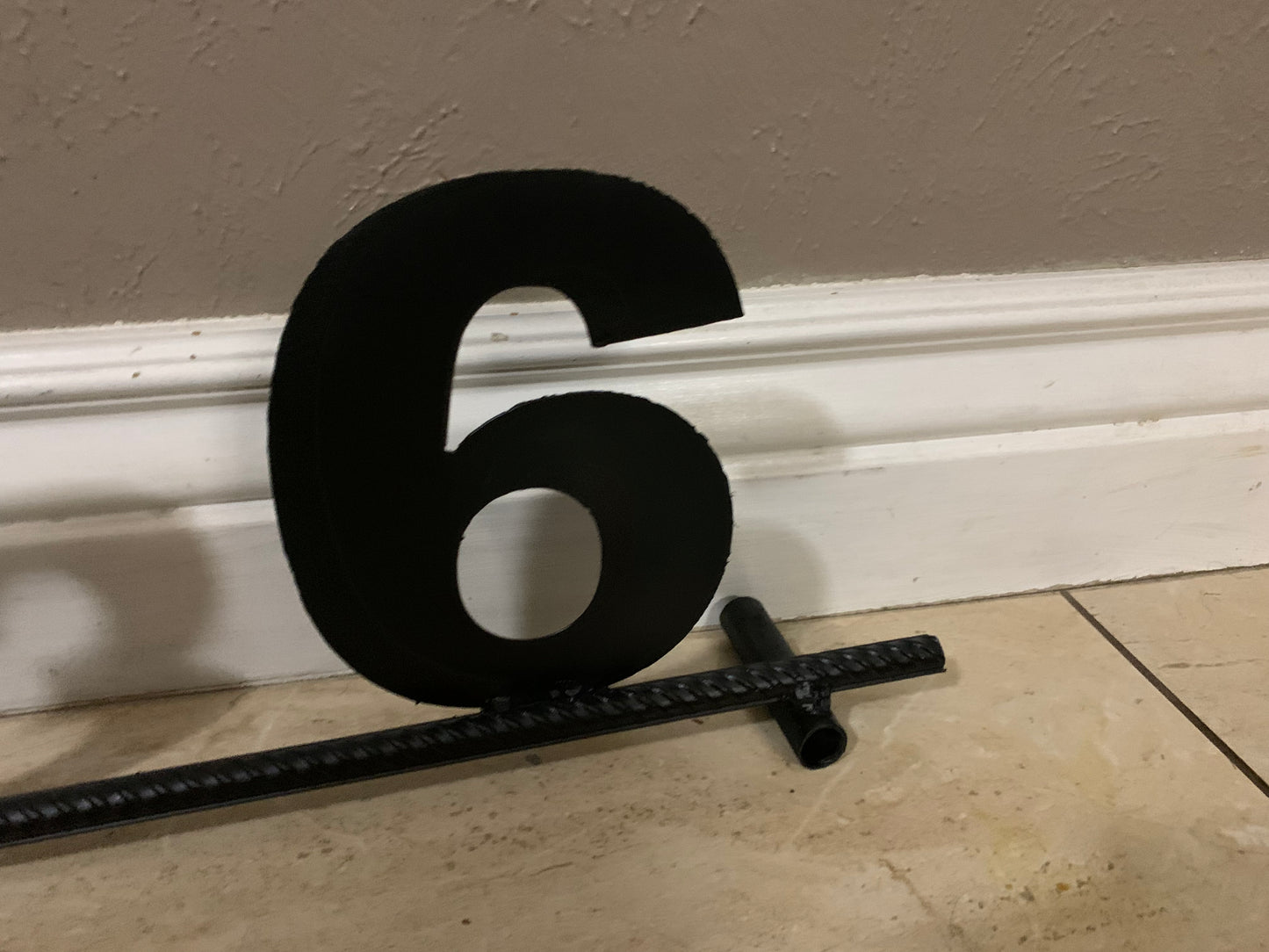 7"H X 36" LONG YOUR CUSTOM NUMBER METAL BARN METAL SIGN WESTERN HOME DECOR