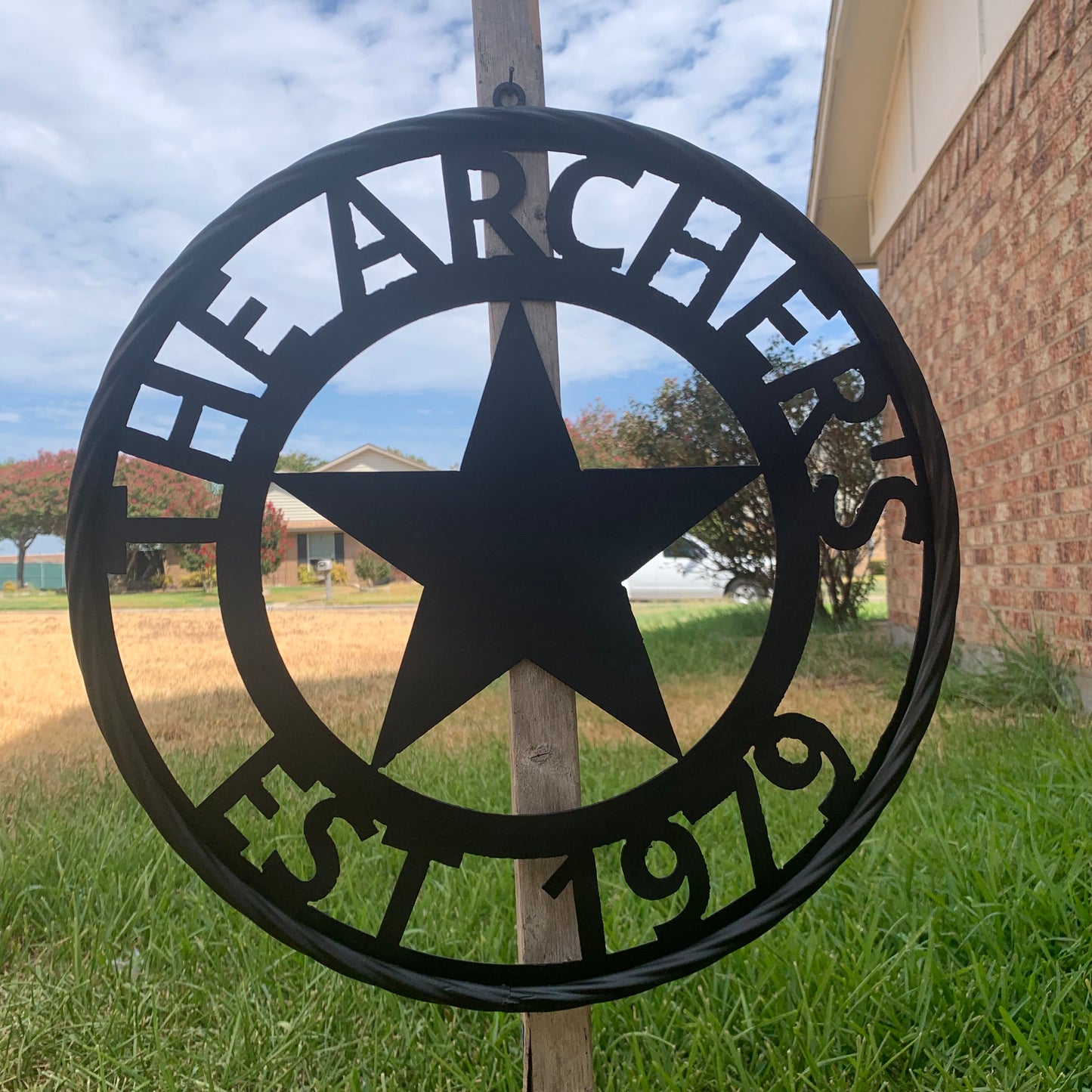 ARCHER STYLE YOUR CUSTOM NAME LASERCUT METAL SIGN WESTERN HOME DECOR HANDMADE ART