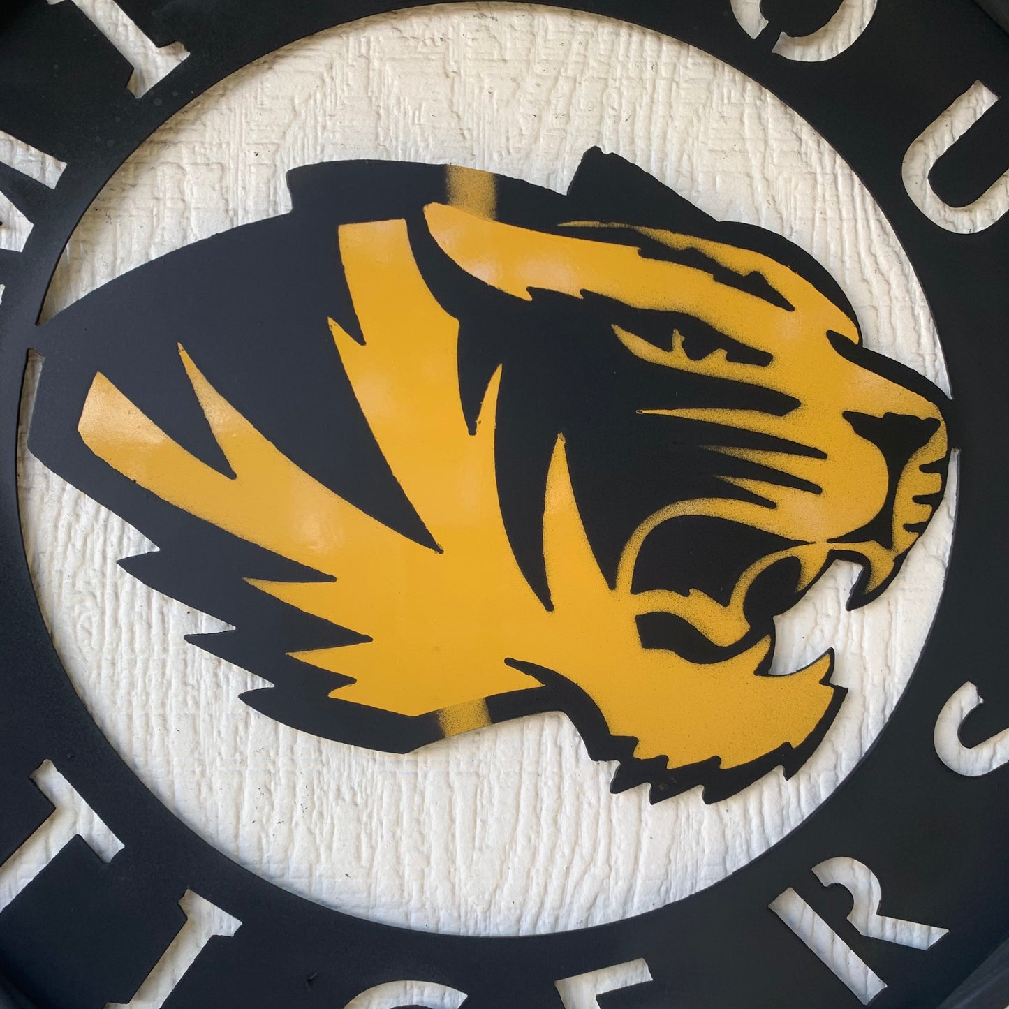 MIZZOU TIGERS MISSOURI CUSTOM METAL VINTAGE CRAFT TEAM SIGN HANDMADE