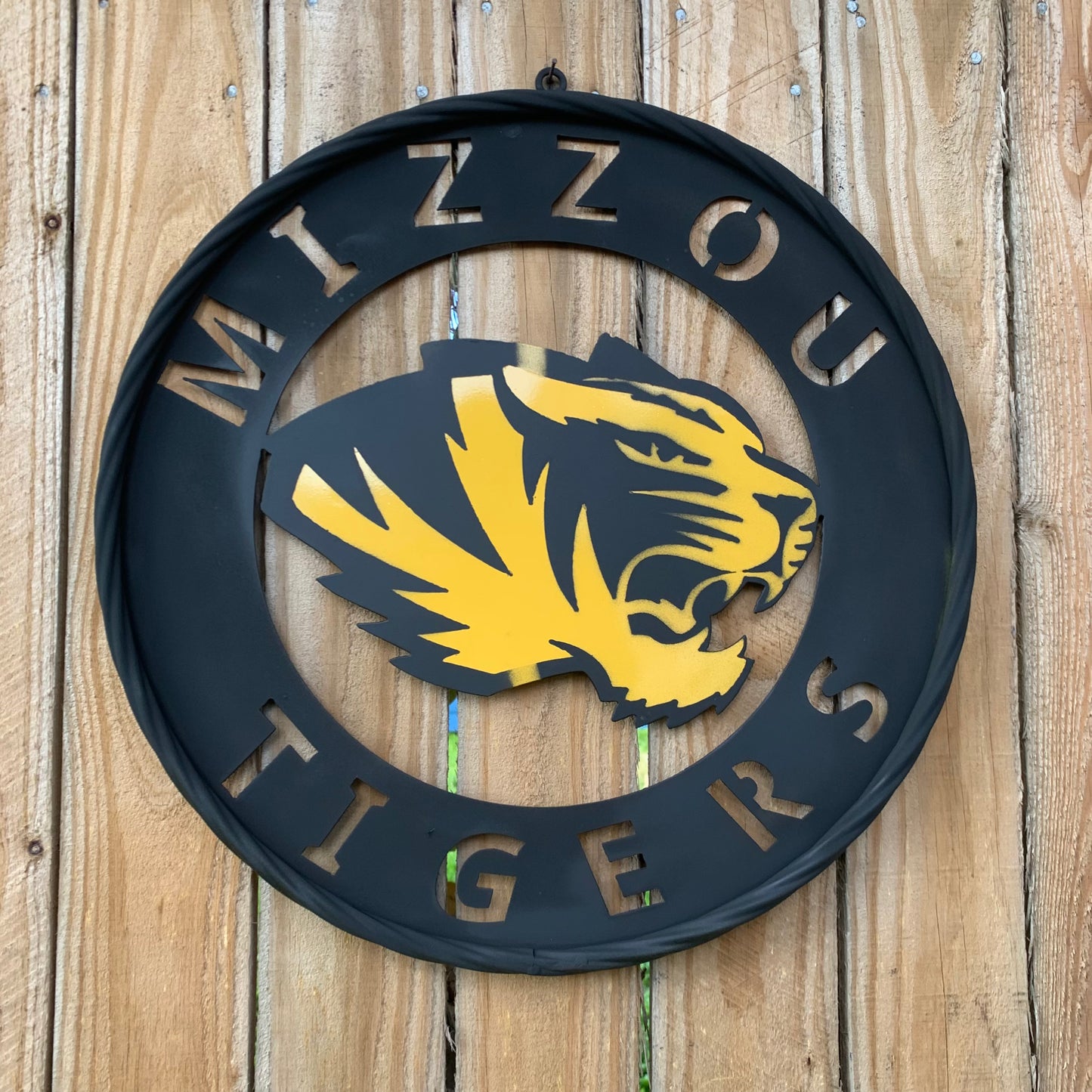 MIZZOU TIGERS MISSOURI CUSTOM METAL VINTAGE CRAFT TEAM SIGN HANDMADE