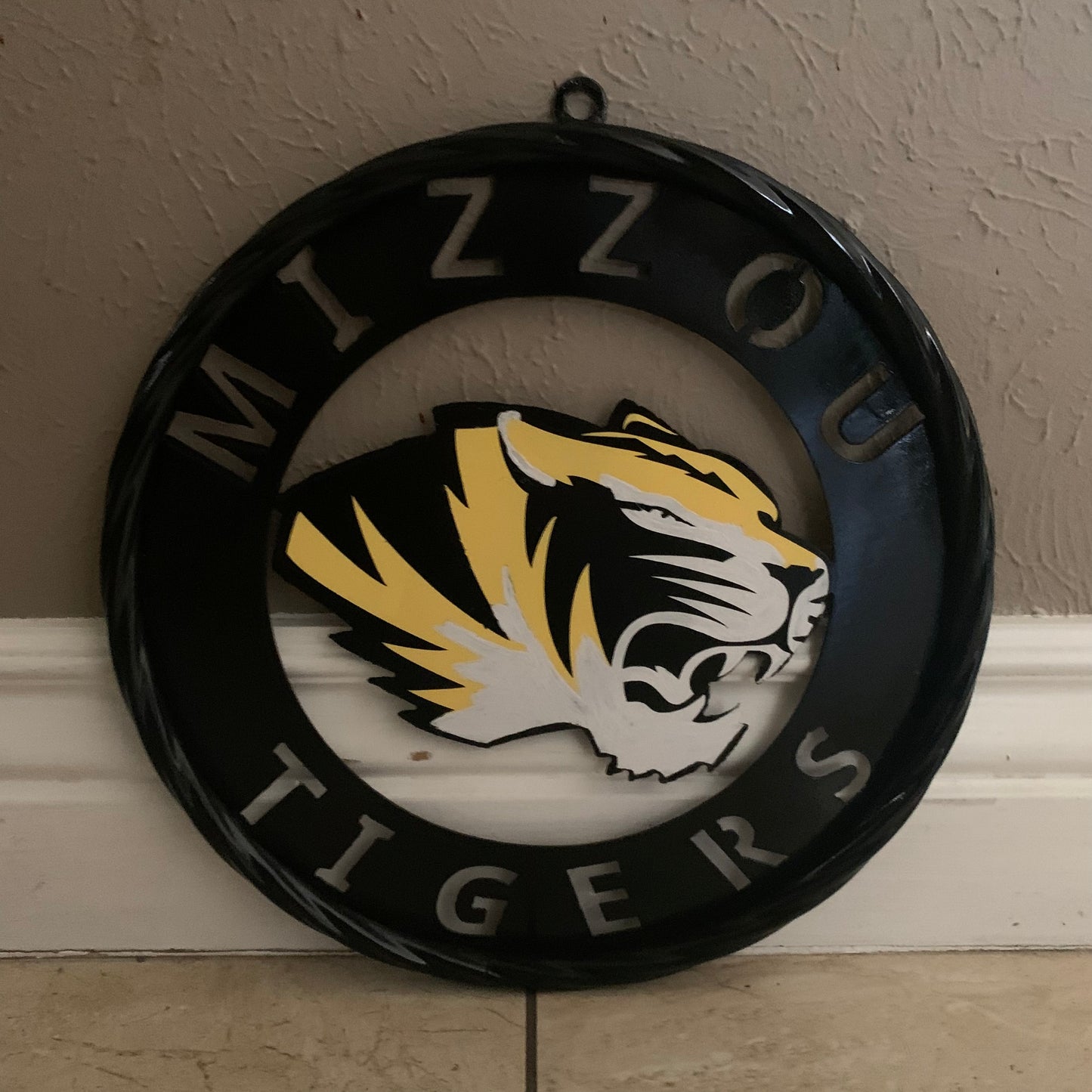 12", 18", 24", 32" MIZZOU TIGERS MISSOURI CUSTOM METAL VINTAGE CRAFT TEAM SIGN HANDMADE