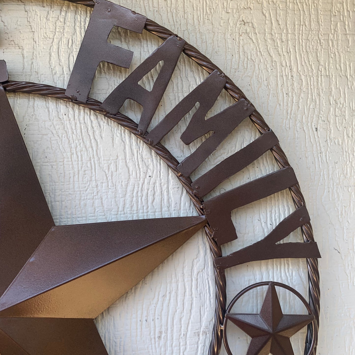 FINE FAMILY STYLE YOUR CUSTOM NAME STAR BARN STAR METAL LONE STAR WESTERN HOME DECOR RUSTIC BRONZE HANDMADE 24",32",36",50"