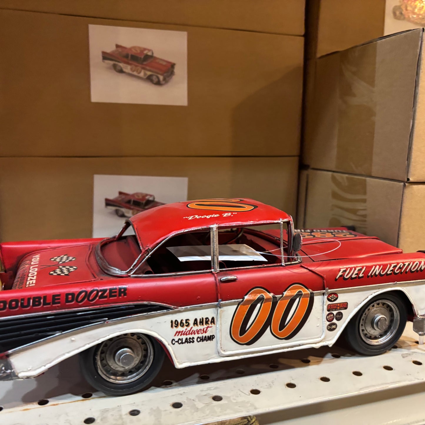 RA0229 CLASSIC METAL NASCAR ART WESTERN HOME DECOR HANDMADE