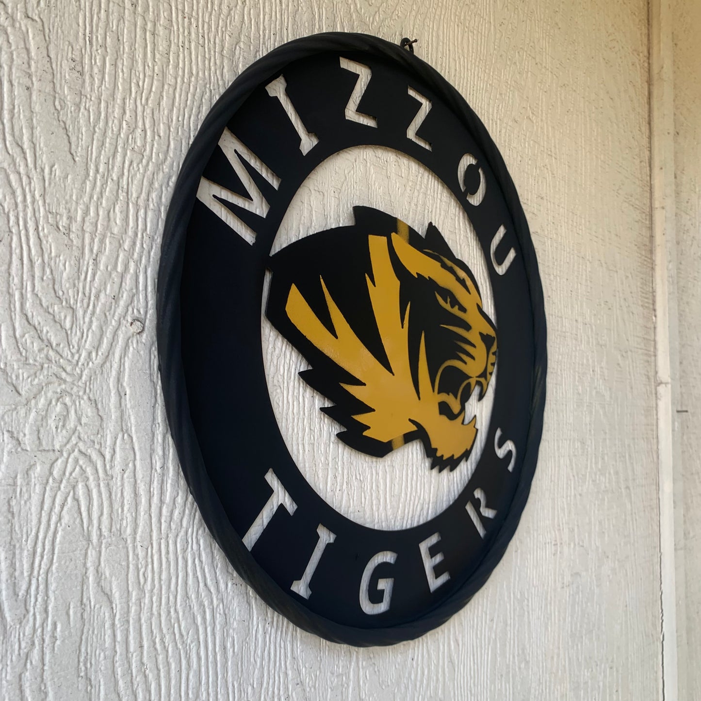 MIZZOU TIGERS MISSOURI CUSTOM METAL VINTAGE CRAFT TEAM SIGN HANDMADE