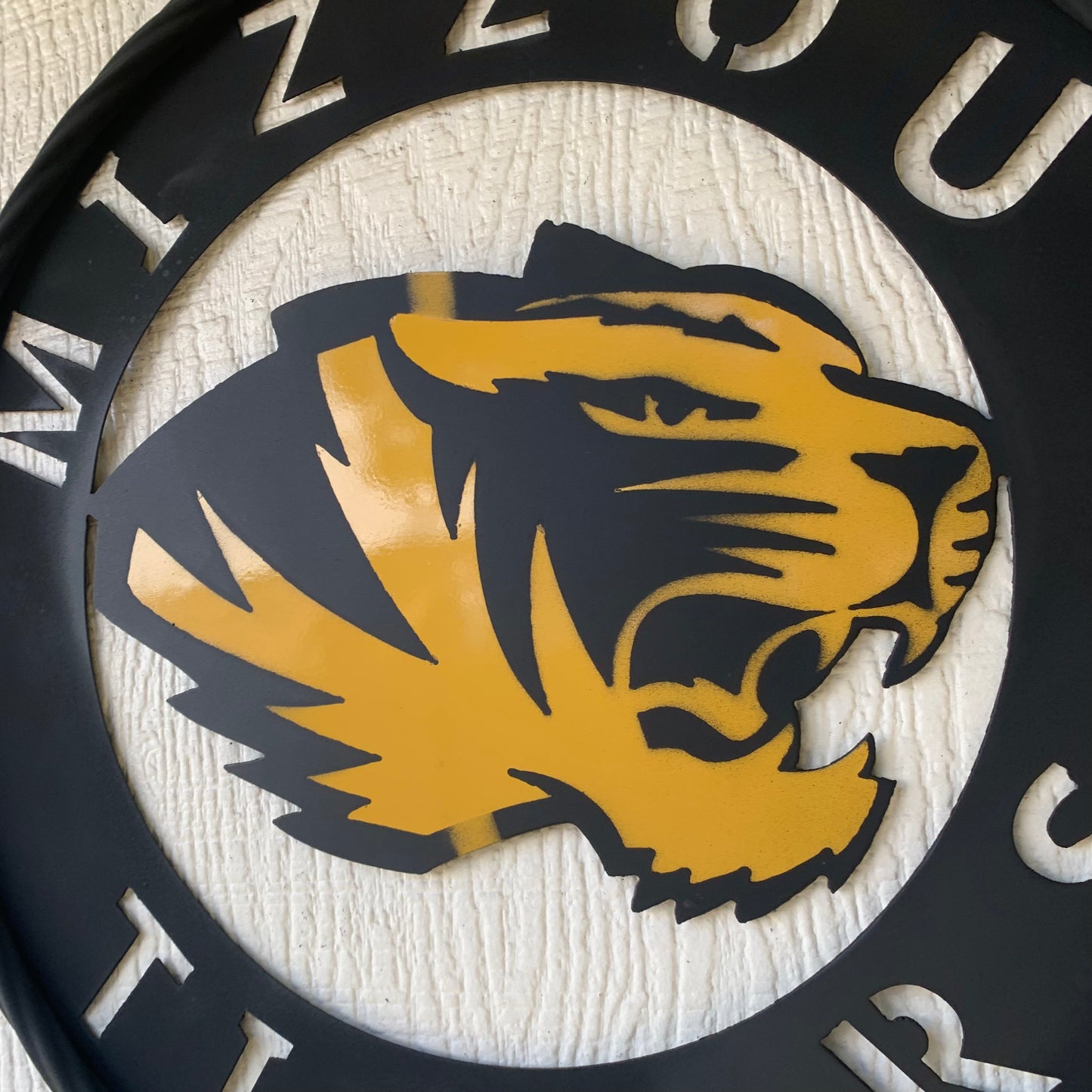 MIZZOU TIGERS MISSOURI CUSTOM METAL VINTAGE CRAFT TEAM SIGN HANDMADE