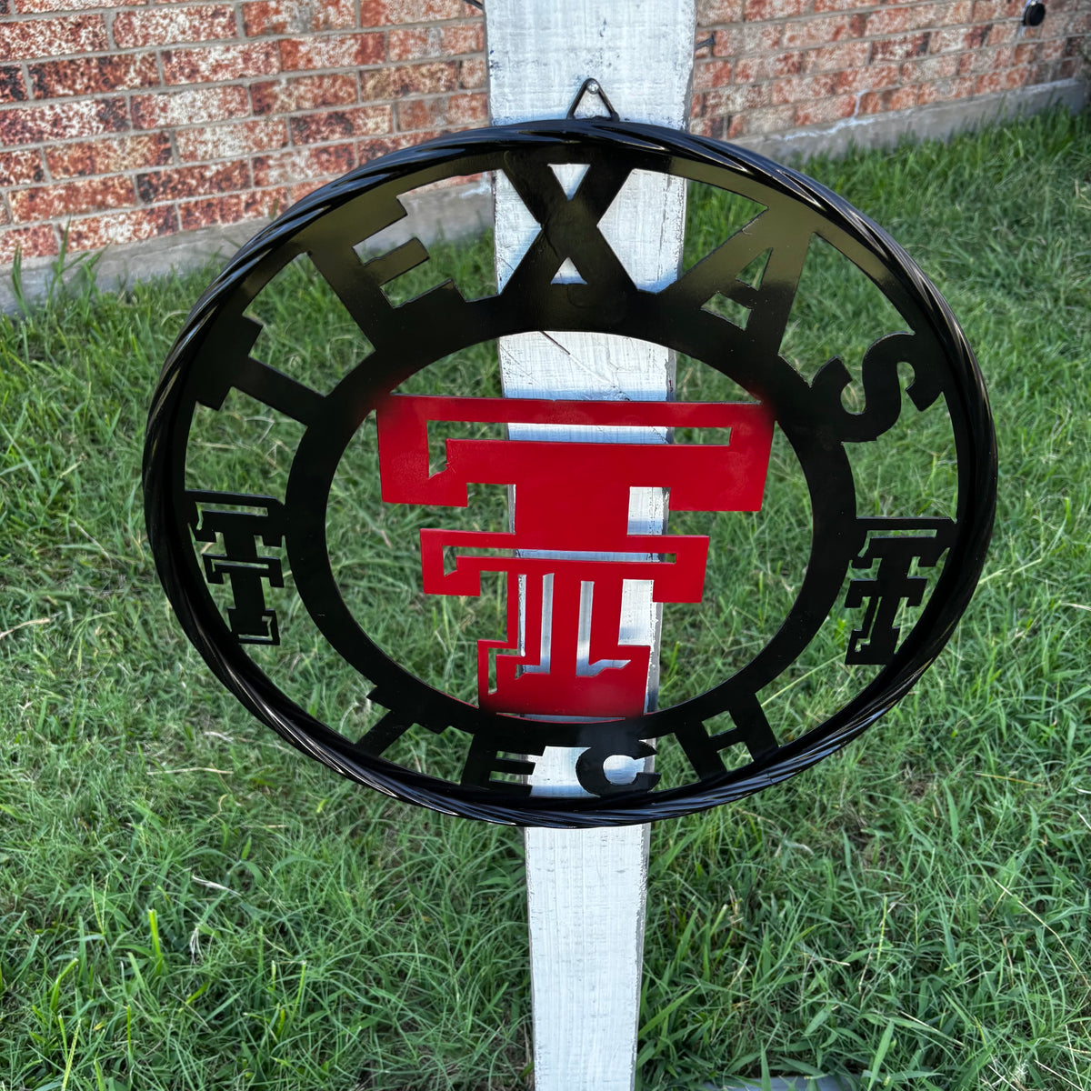 TEXAS TECH CUSTOM METAL VINTAGE CRAFT SIGN WESTERN HOME DECOR HANDMADE 12",18",24",32",36"