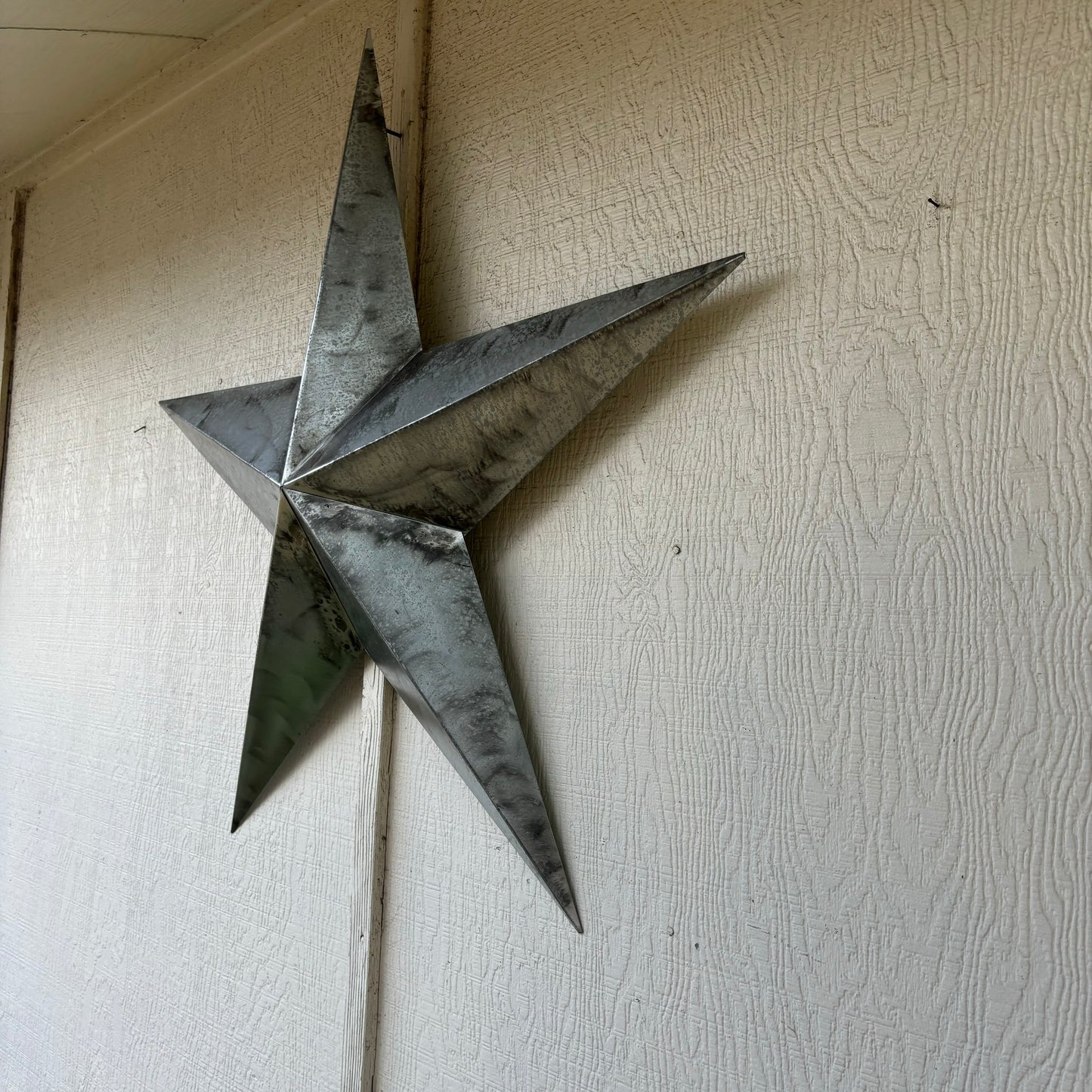 UNFINISHED GALVANIZED KIT STAR 3" TO 120" METAL BARN COUNTRY STAR WALL ART WESTERN HOME  DECOR HANDMADE #EH10418