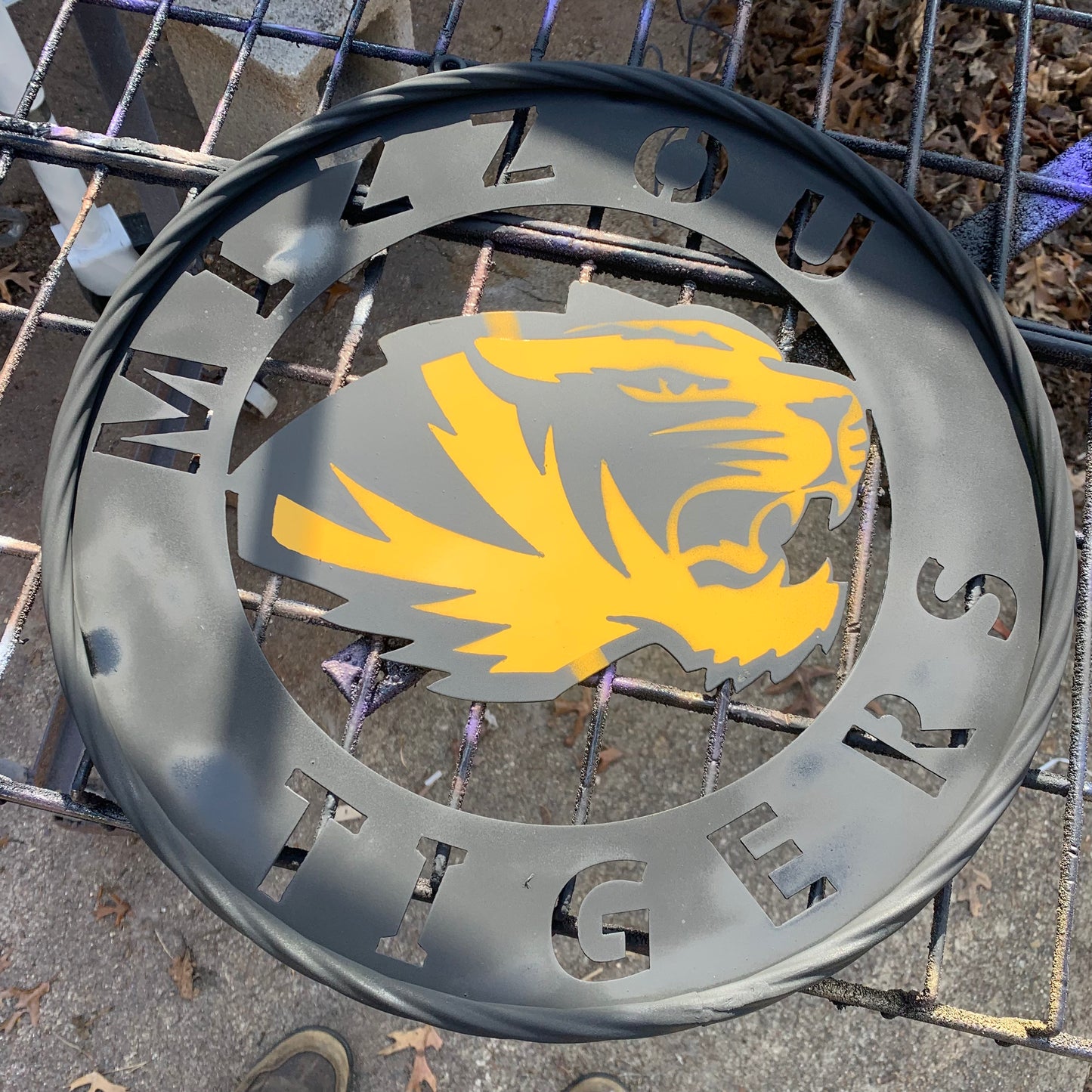 MIZZOU TIGERS MISSOURI CUSTOM METAL VINTAGE CRAFT TEAM SIGN HANDMADE
