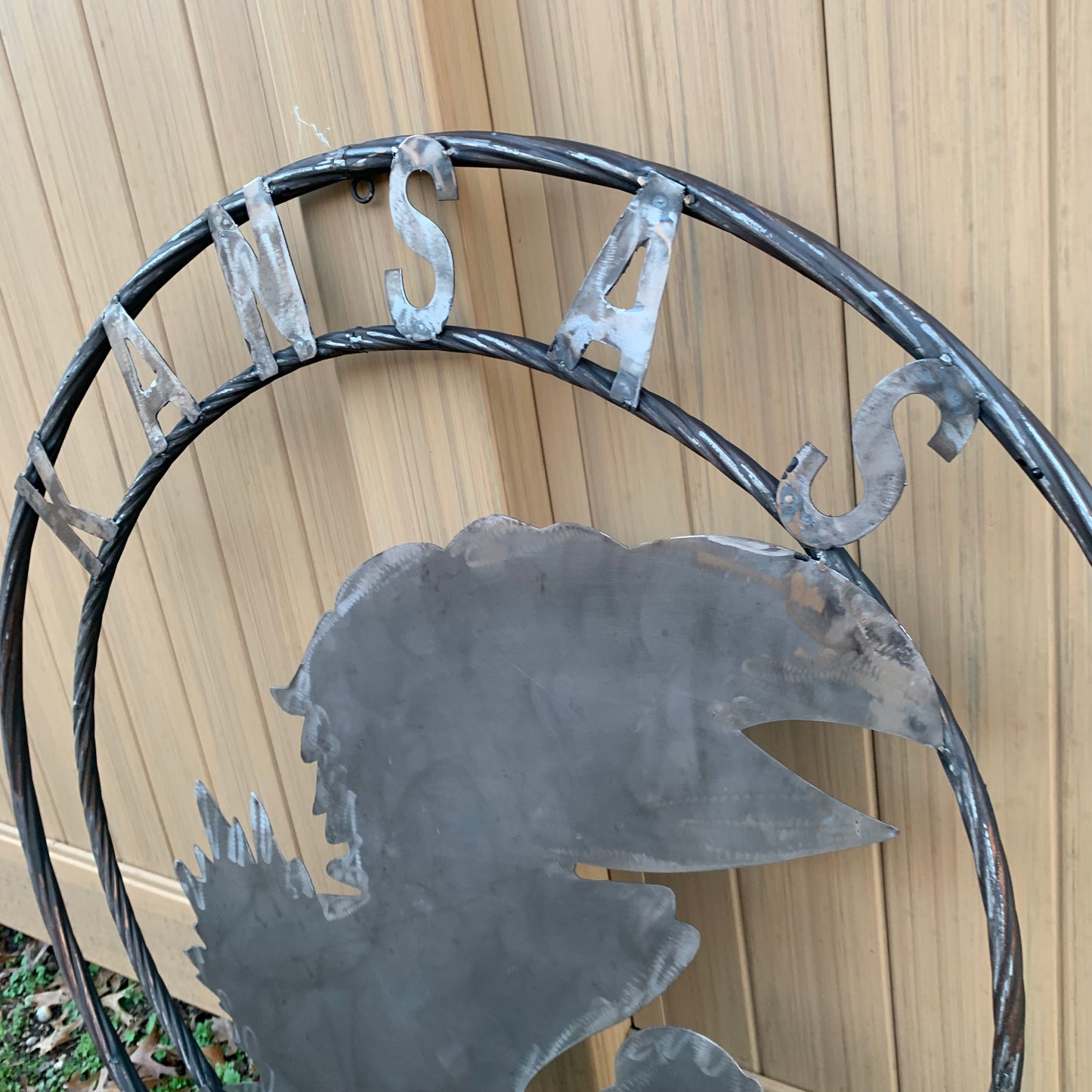 KANSAS JAYHAWKS RAW CUSTOM METAL VINTAGE CRAFT SIGN UNPAINTED TEAM HANDMADE