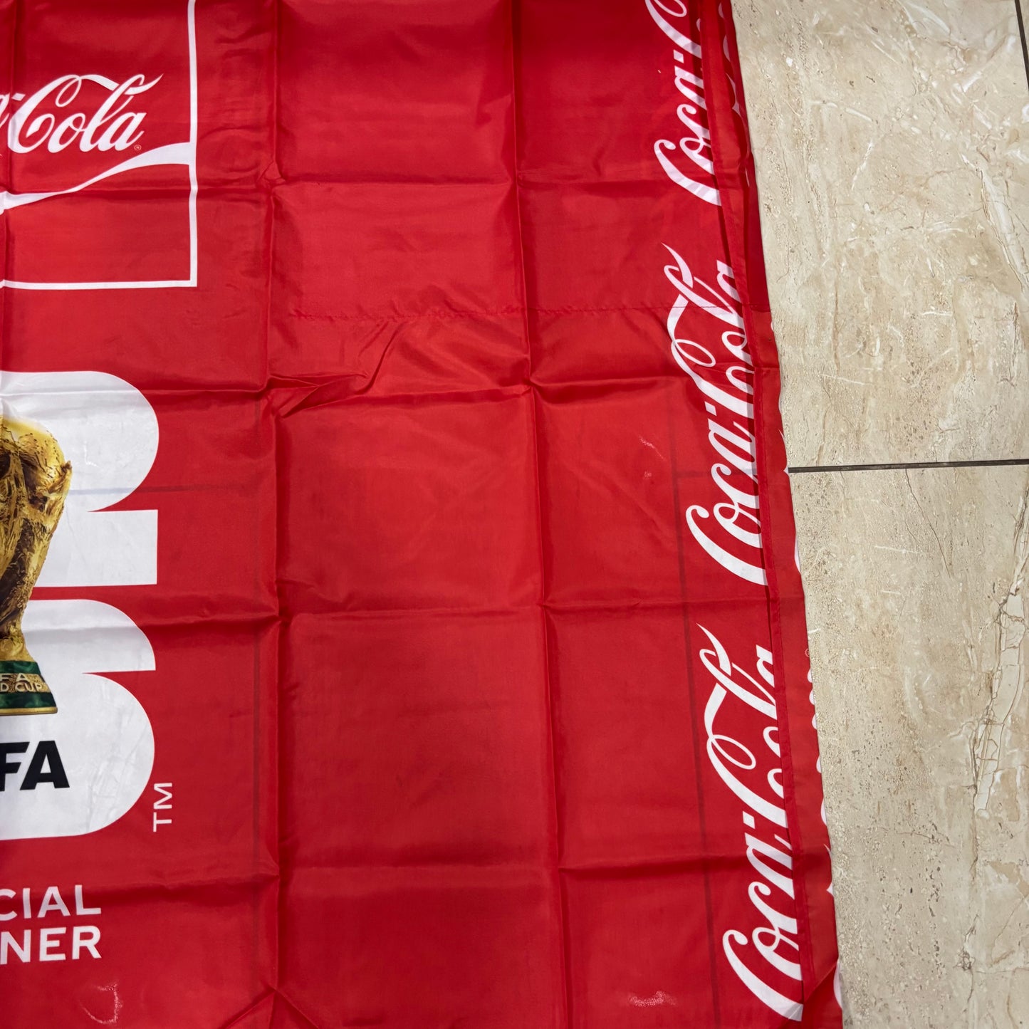 FIFA WORLD CUP 2026 COCACOLA FLAG 3ft x 4ft GENUINE LICENSES WESTEEN HOME DECOR  #EH13731