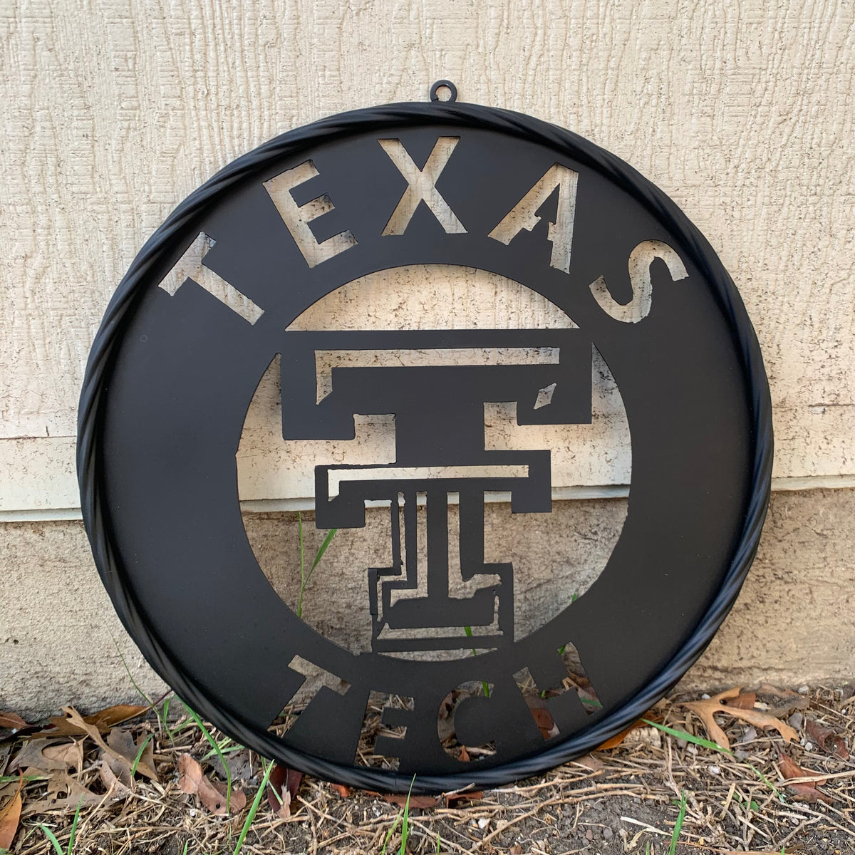 12",18",24",32",36" TEXAS TECH RUSTIC BLACK CUSTOM METAL VINTAGE CRAFT TEAM SIGN HANDMADE TO ORDER