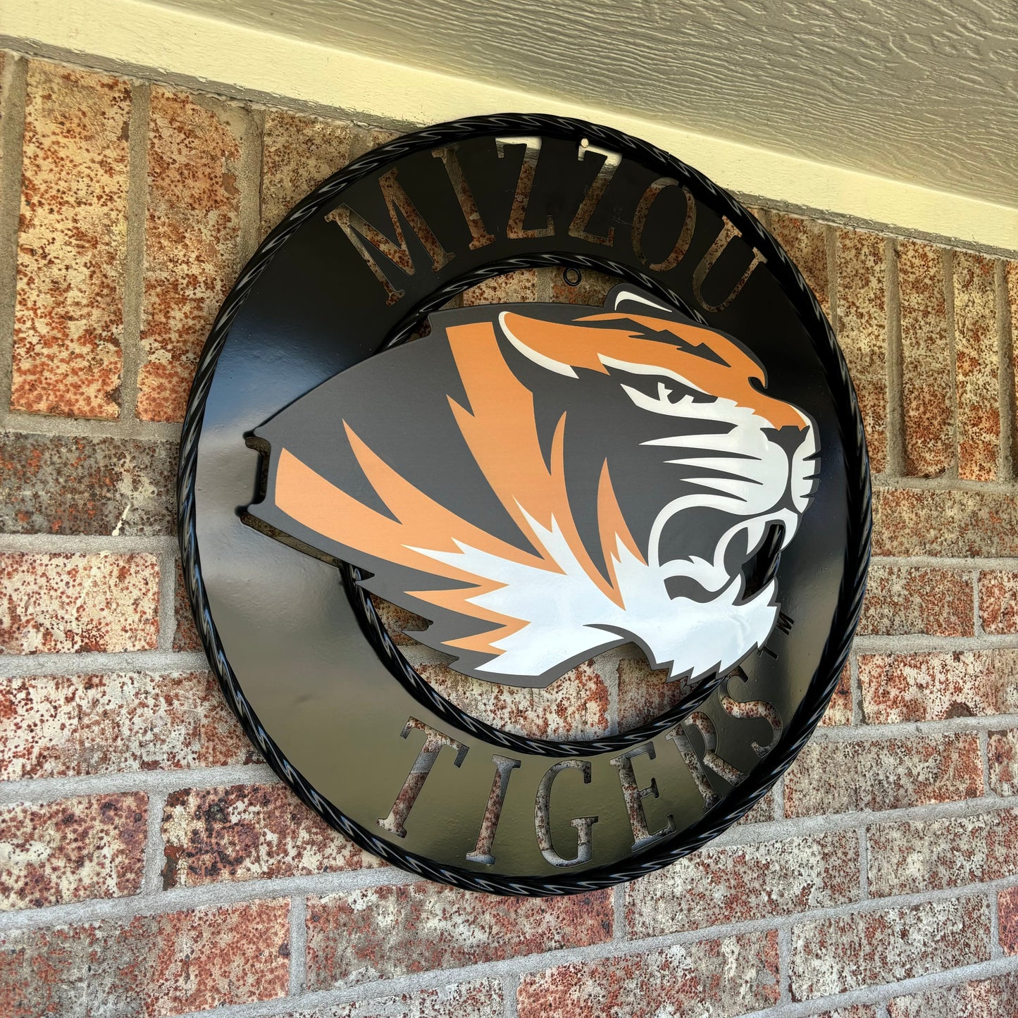 MIZZOU TIGERS MISSOURI CUSTOM METAL VINTAGE CRAFT TEAM SIGN HANDMADE