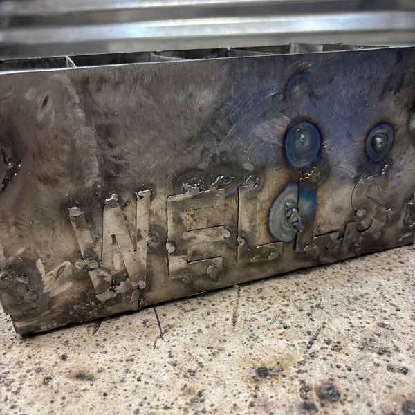 WELLS STYLE YOUR CUSTOM NAME REMOTE CONTROL HOLDER BOX METAL ART WESTERN HOME DECOR HANDMADE NEW #