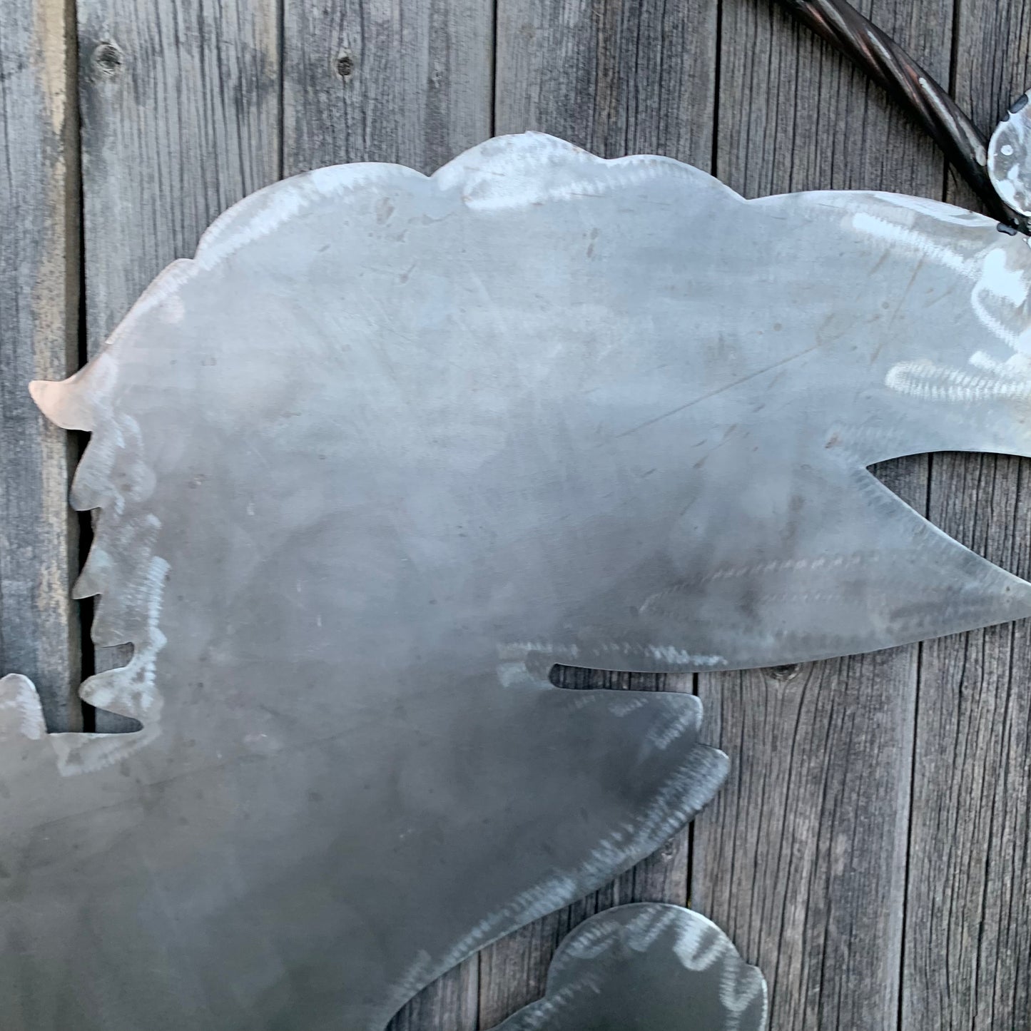 KANSAS JAYHAWKS RAW CUSTOM METAL VINTAGE CRAFT SIGN UNPAINTED TEAM HANDMADE