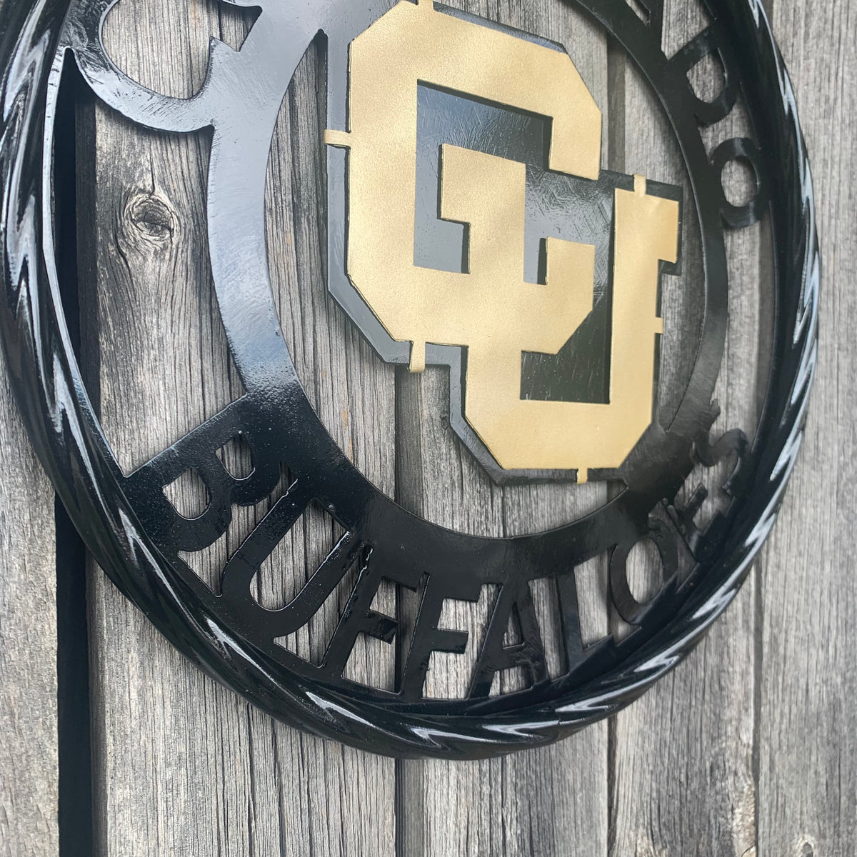 COLORADO BUFFALOES CUSTOM METAL VINTAGE CRAFT SIGN TEAM ART WESTERN HOME DECOR HANDMADE