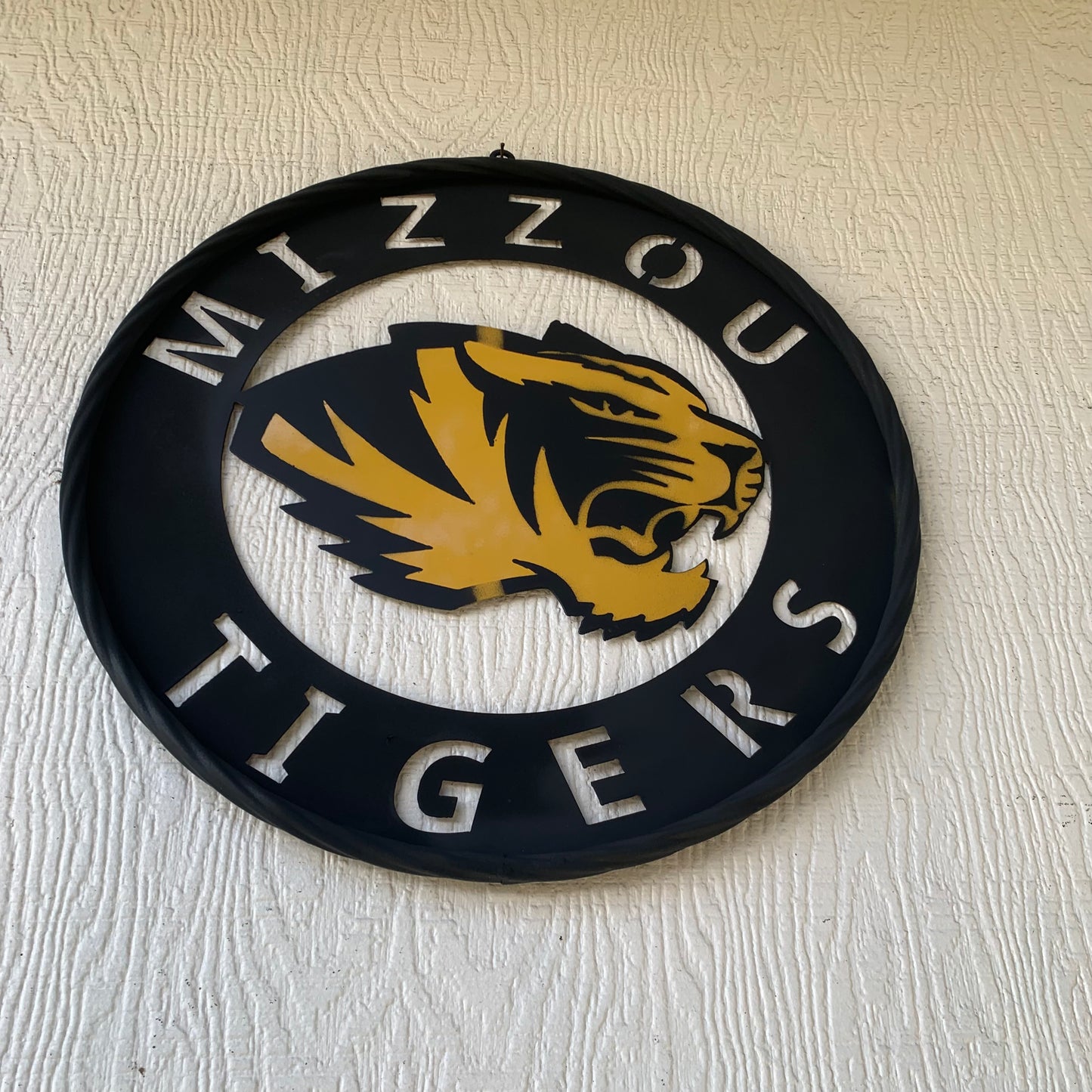 MIZZOU TIGERS MISSOURI CUSTOM METAL VINTAGE CRAFT TEAM SIGN HANDMADE