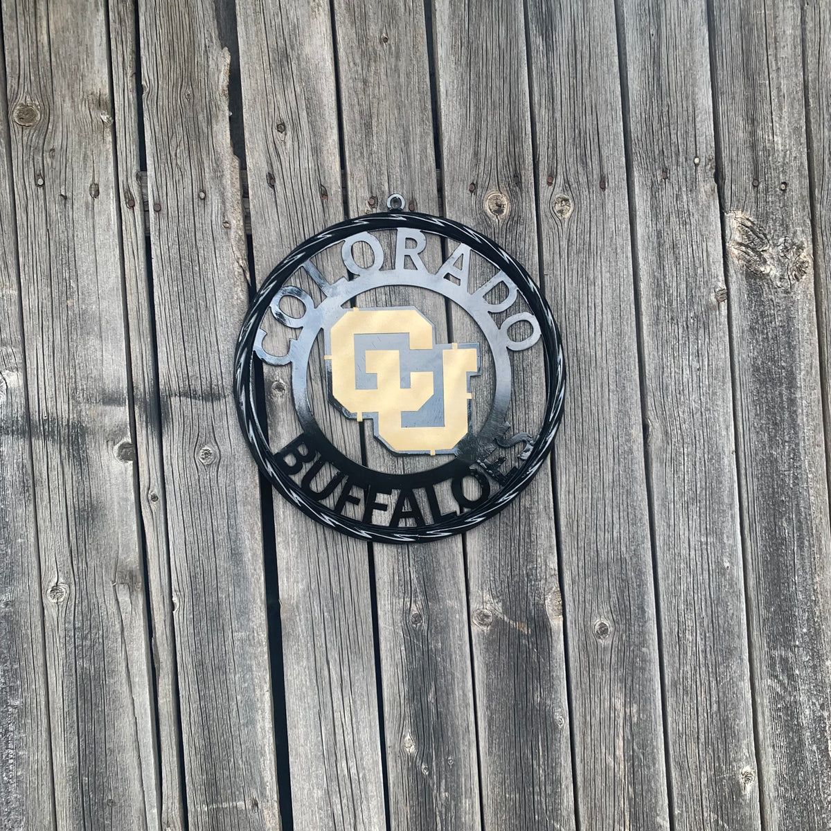 COLORADO BUFFALOES CUSTOM METAL VINTAGE CRAFT SIGN TEAM ART WESTERN HOME DECOR HANDMADE