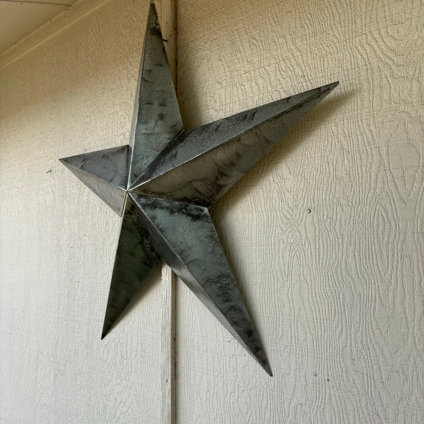 UNFINISHED GALVANIZED KIT STAR 3" TO 120" METAL BARN COUNTRY STAR WALL ART WESTERN HOME  DECOR HANDMADE #EH10418