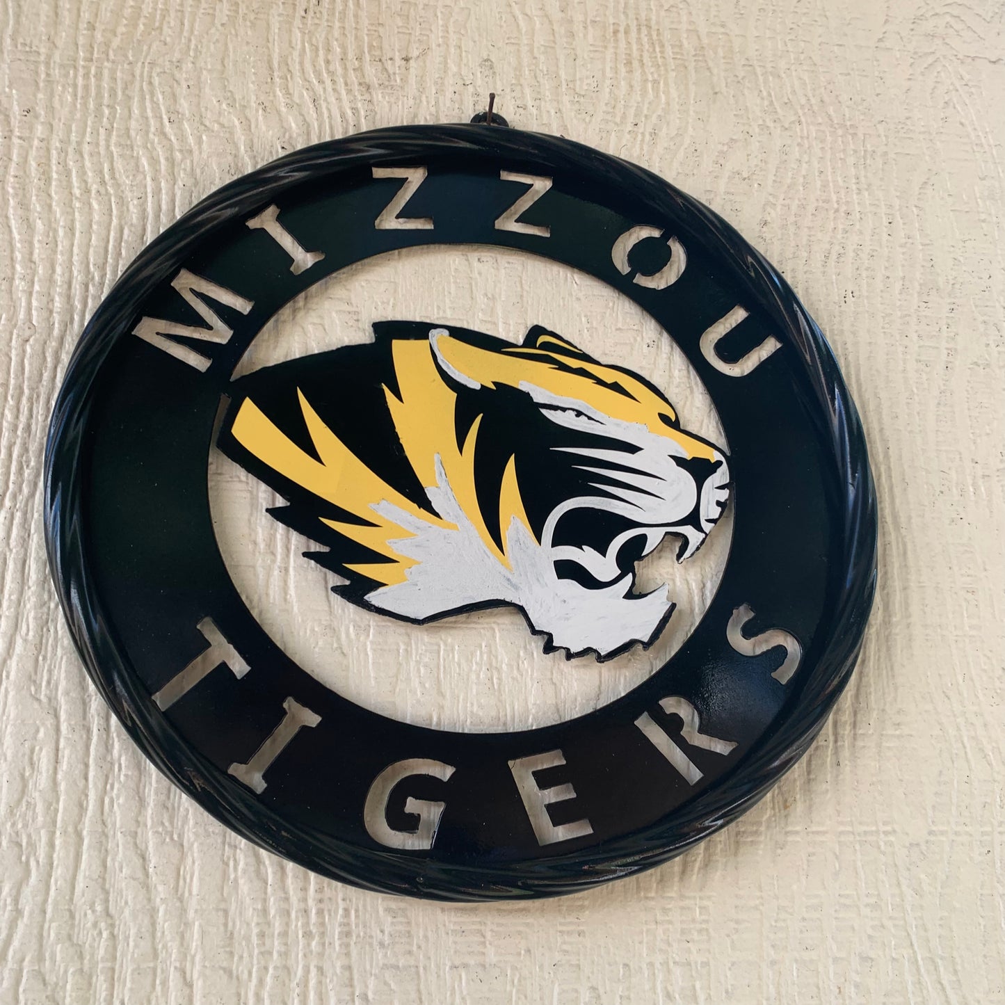 12", 18", 24", 32" MIZZOU TIGERS MISSOURI CUSTOM METAL VINTAGE CRAFT TEAM SIGN HANDMADE