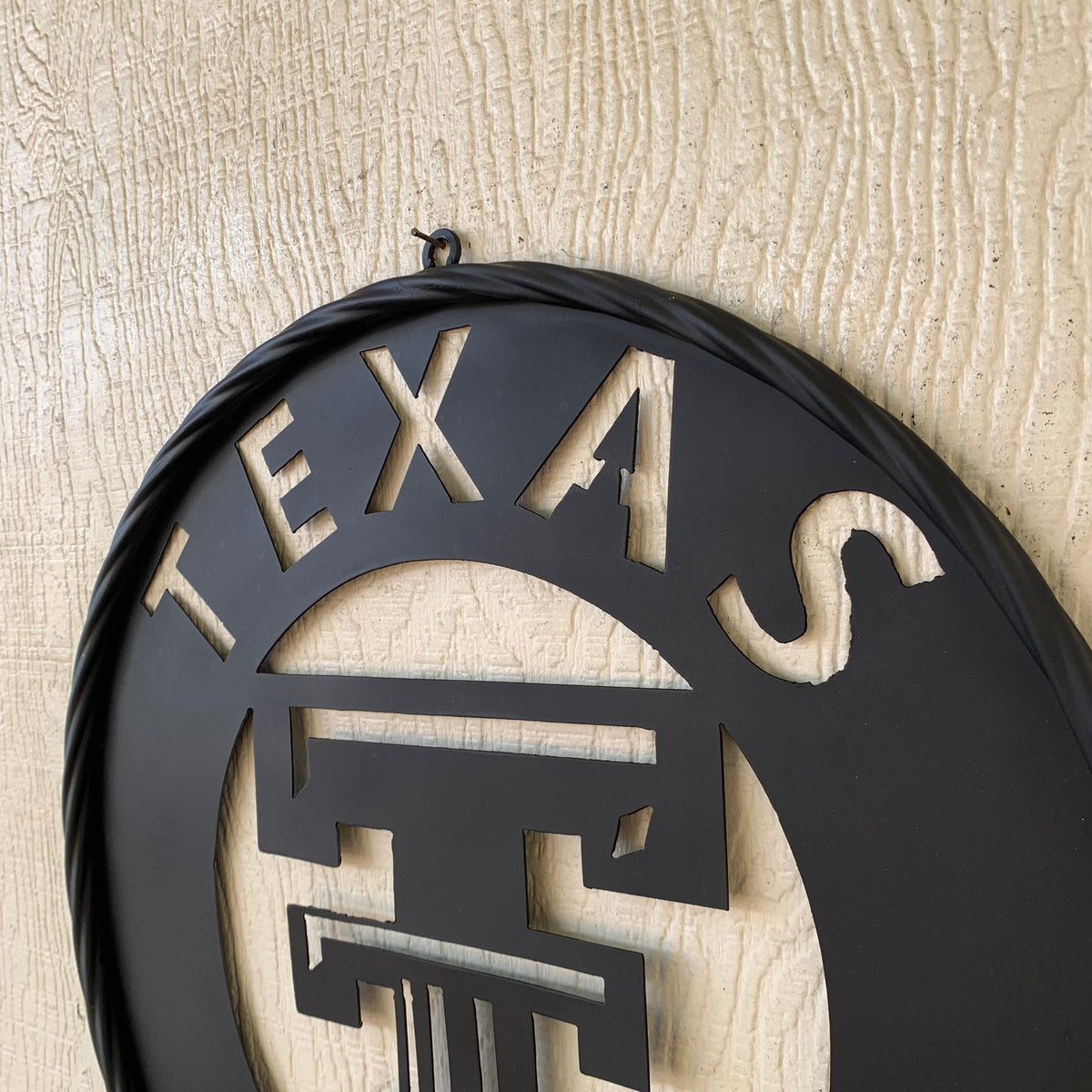 12",18",24",32",36" TEXAS TECH RUSTIC BLACK CUSTOM METAL VINTAGE CRAFT TEAM SIGN HANDMADE TO ORDER