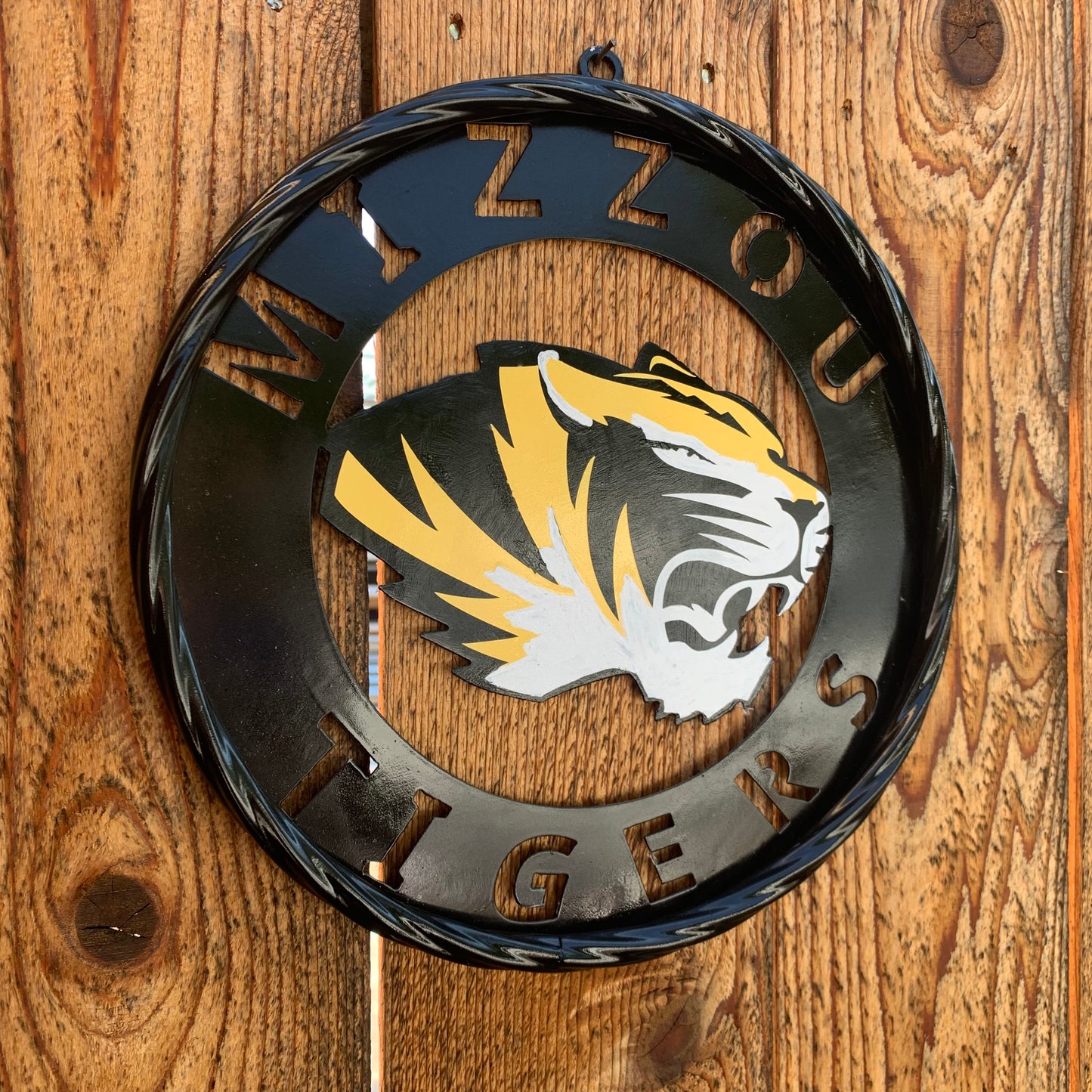 12", 18", 24", 32" MIZZOU TIGERS MISSOURI CUSTOM METAL VINTAGE CRAFT TEAM SIGN HANDMADE