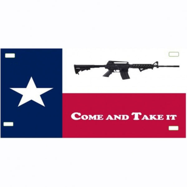 COME AND TAKE IT LICENSE PLATE SOUVENIR METAL SIGN 6" X 12" CAR PLATE WESTERN HOME DECOR #EH11718