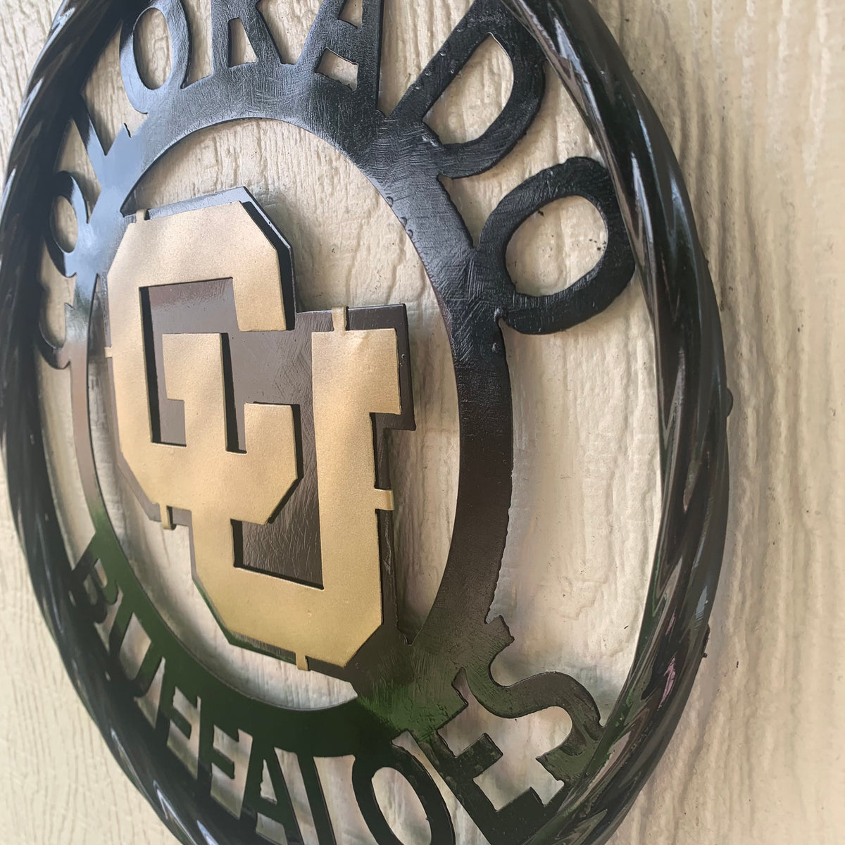 COLORADO BUFFALOES CUSTOM METAL VINTAGE CRAFT SIGN TEAM ART WESTERN HOME DECOR HANDMADE
