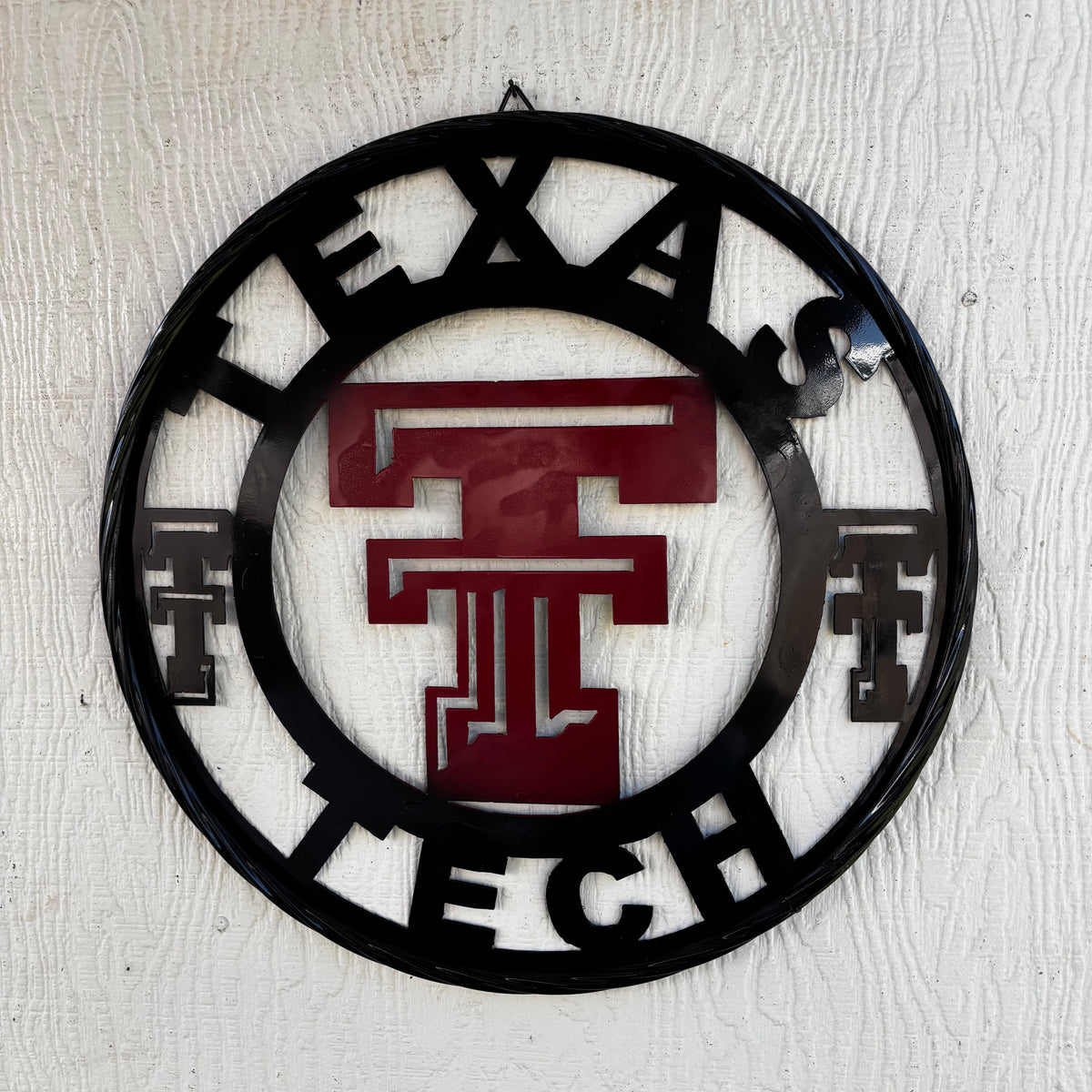 TEXAS TECH CUSTOM METAL VINTAGE CRAFT SIGN WESTERN HOME DECOR HANDMADE 12",18",24",32",36"