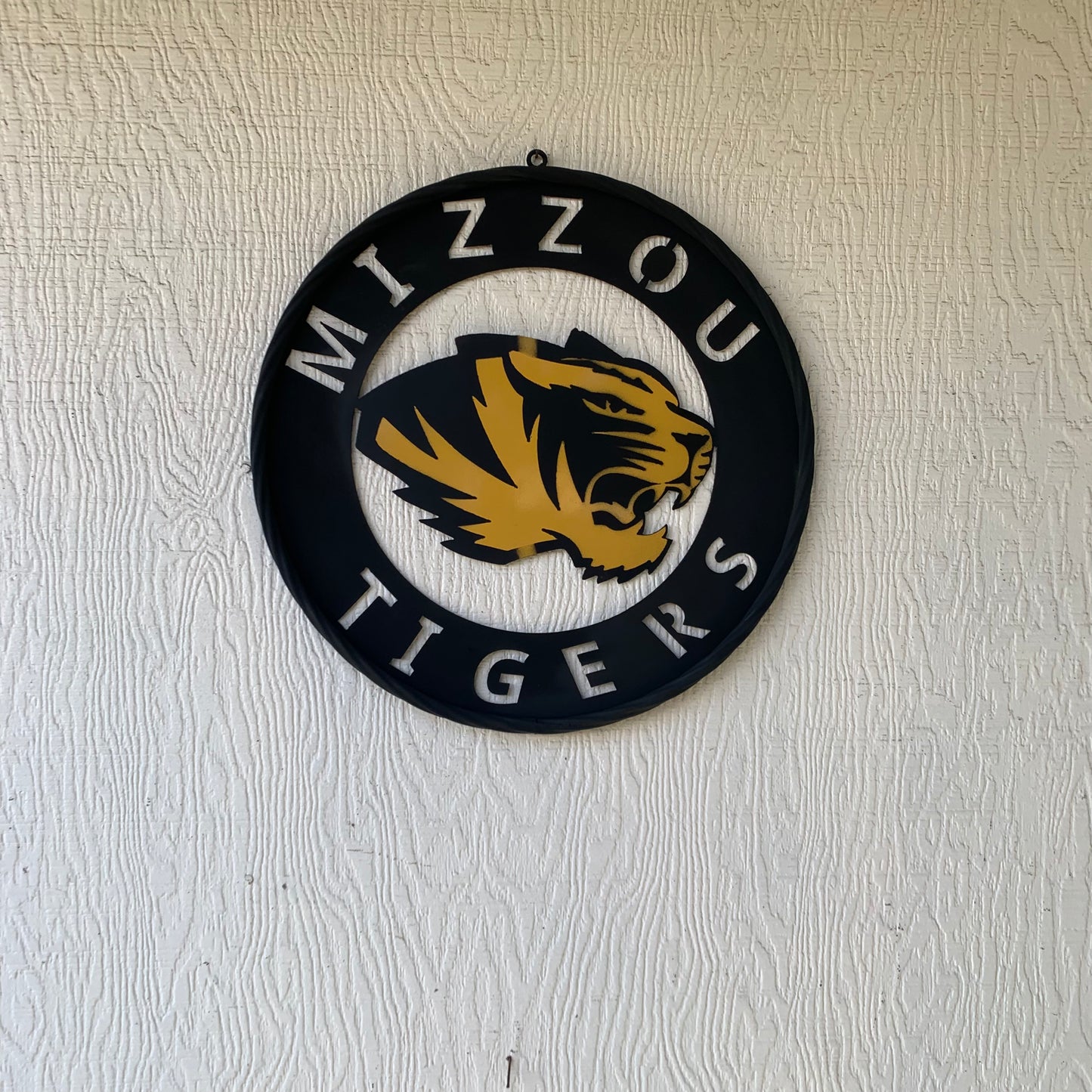 MIZZOU TIGERS MISSOURI CUSTOM METAL VINTAGE CRAFT TEAM SIGN HANDMADE