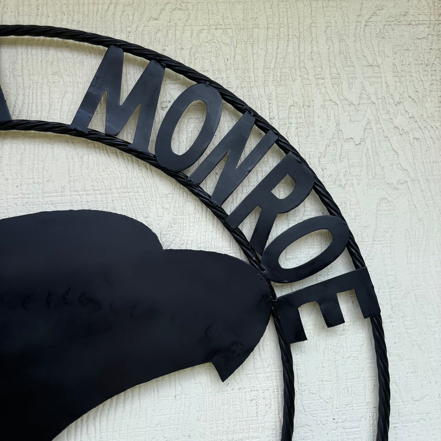 LOUISIANA MONROE WARHAWKS CUSTOM BLACK METAL VINTAGE CRAFT TEAM SIGN HANDMADE 18",24",32"