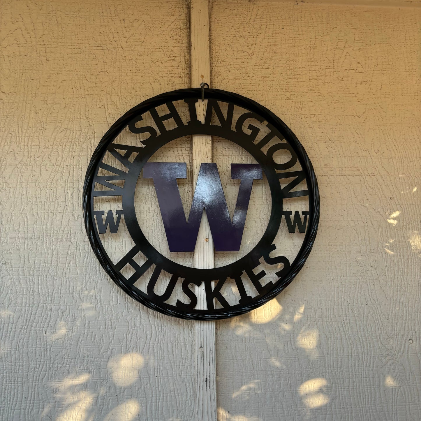 12", 18", 24", 32" WASHINGTON HUSKIES CUSTOM METAL VINTAGE CRAFT TEAM SIGN HANDMADE 36",40",44",50"