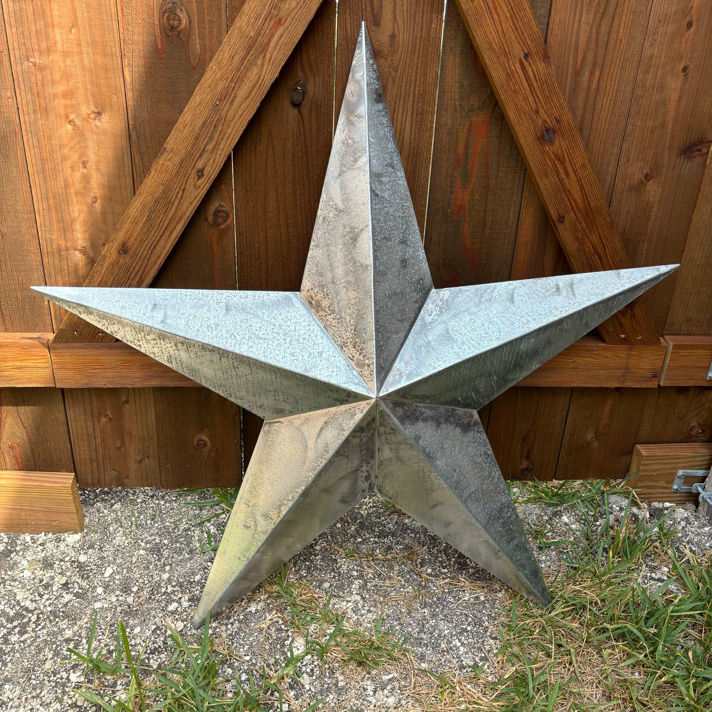 UNFINISHED GALVANIZED KIT STAR 3" TO 120" METAL BARN COUNTRY STAR WALL ART WESTERN HOME  DECOR HANDMADE #EH10418