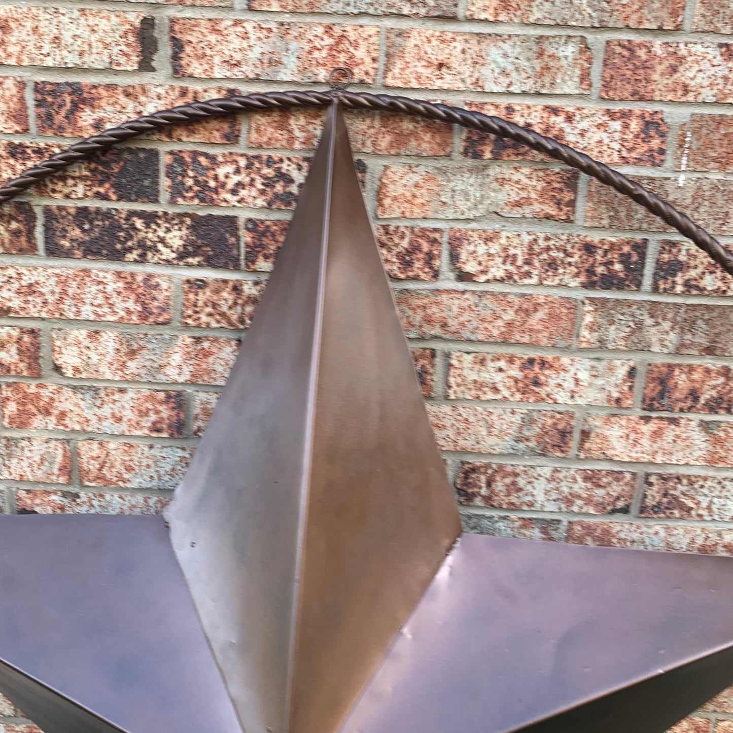LONE STAR 60" BARN STAR METAL RUSTIC  BRONZE VINTAGE COPPER WALL ART WESTERN HOME DECOR HANDMADE NEW EH10524