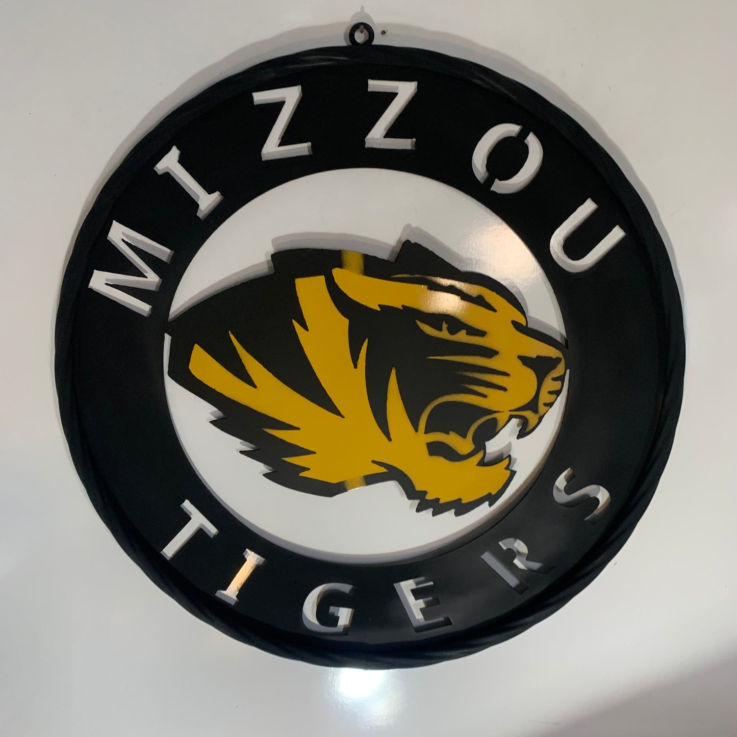 MIZZOU TIGERS MISSOURI CUSTOM METAL VINTAGE CRAFT TEAM SIGN HANDMADE