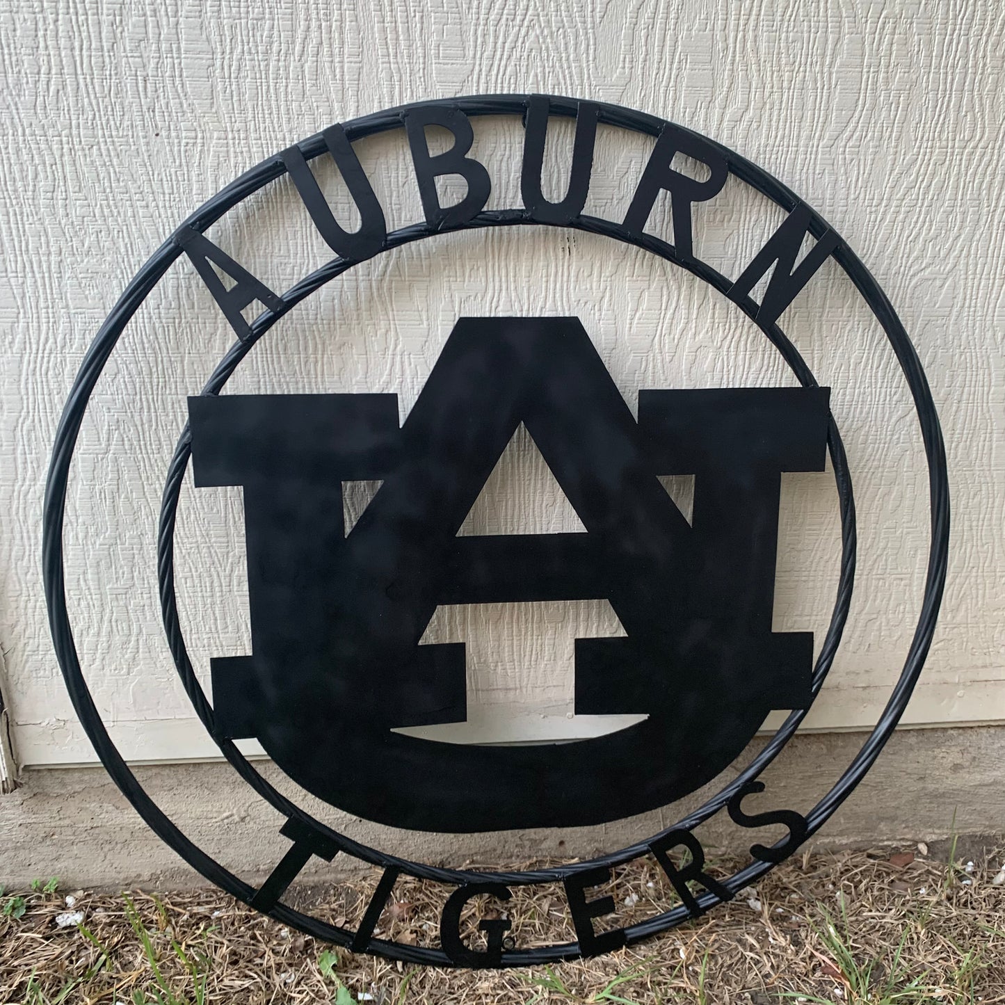 12", 18", 24", 32" AUBURN TIGERS BLACK METAL SIGN VINTAGE TEAM CUSTOM ART