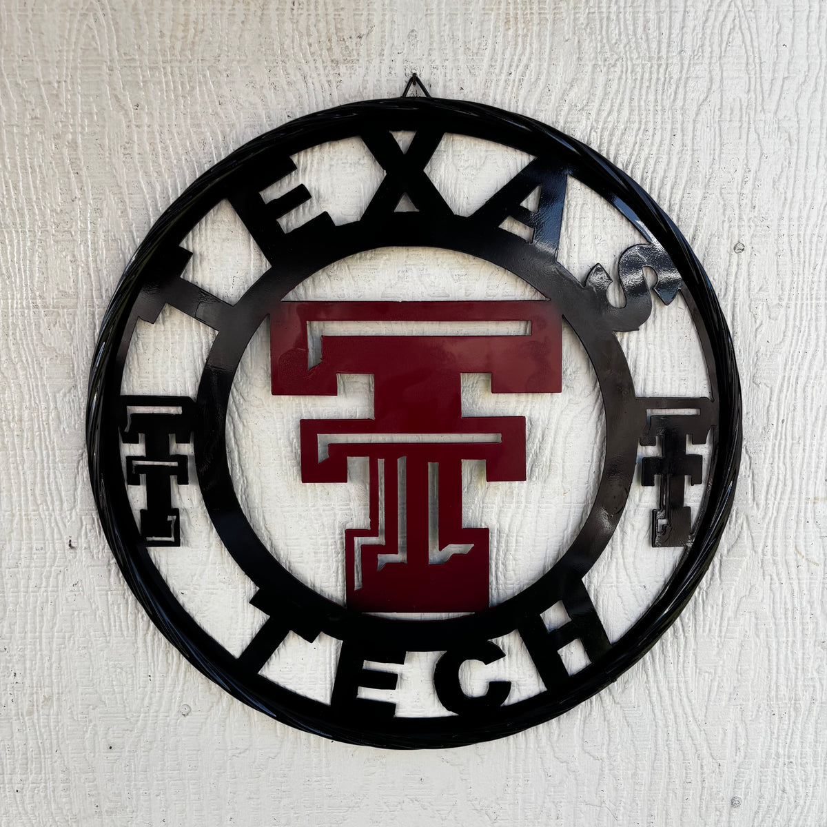 TEXAS TECH CUSTOM METAL VINTAGE CRAFT SIGN WESTERN HOME DECOR HANDMADE 12",18",24",32",36"