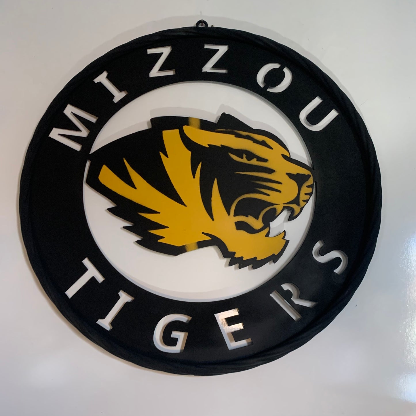 MIZZOU TIGERS MISSOURI CUSTOM METAL VINTAGE CRAFT TEAM SIGN HANDMADE