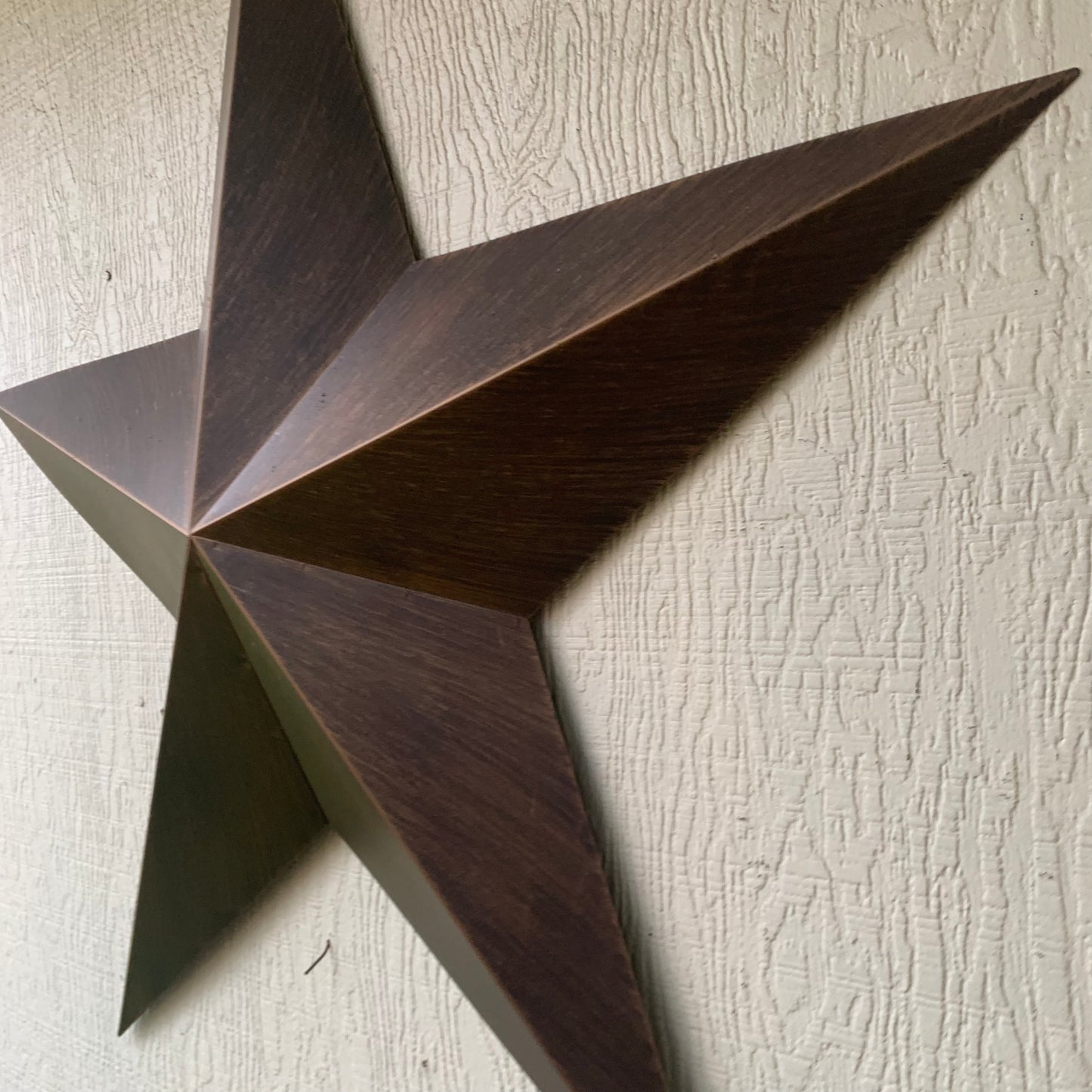 36" BARN STAR RUSTIC BRONZE 5 POINT METAL STAR OF DAVID WESTERN HOME DECOR HANDMADE NEW #EH10047