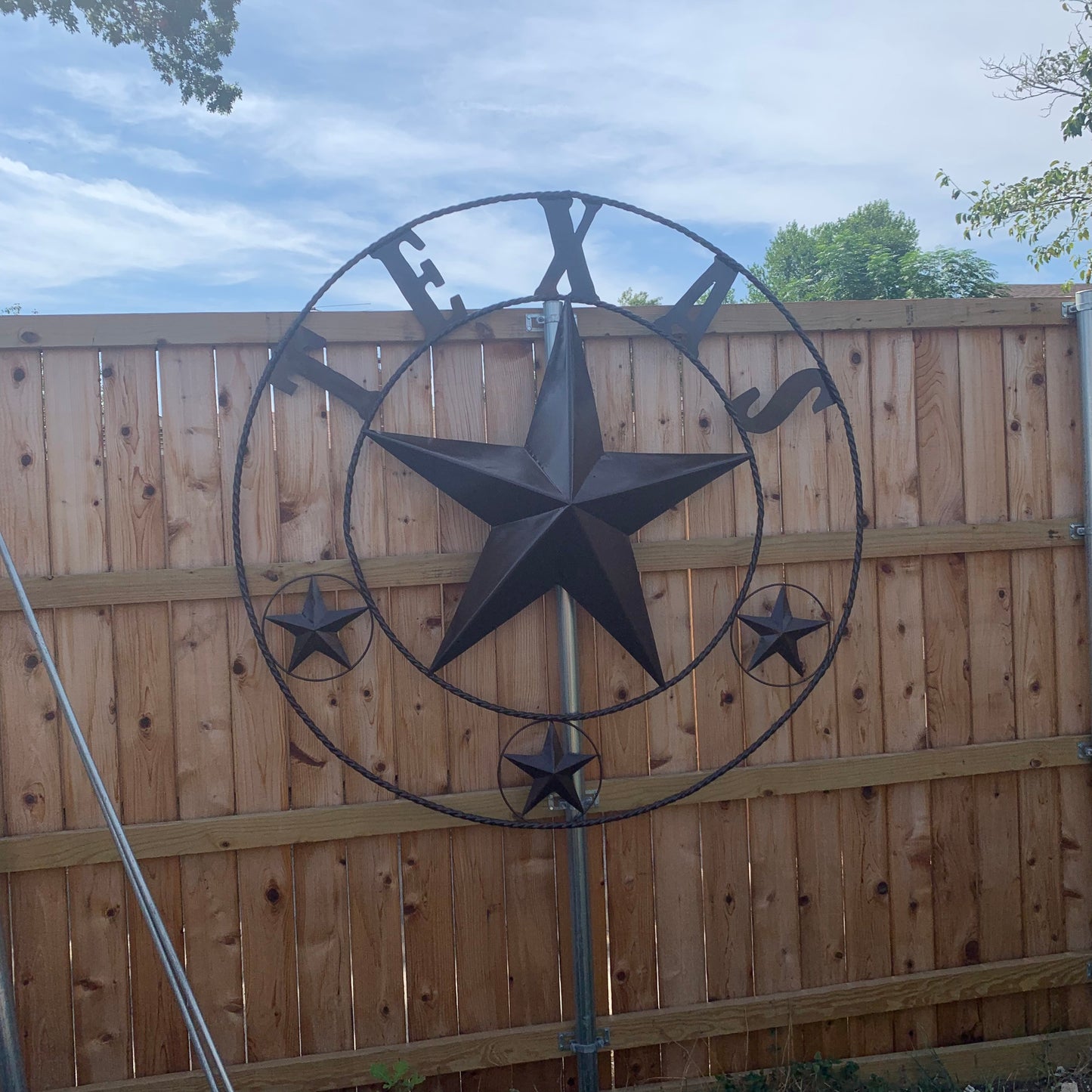 6 FOOT TEXAS LONE STAR GIANT LARGE OVERSIZE BARN STAR METAL RUSTIC BRONZE COPPER WALL ART WESTERN HOME DECOR HANDMADE NEW EH10523