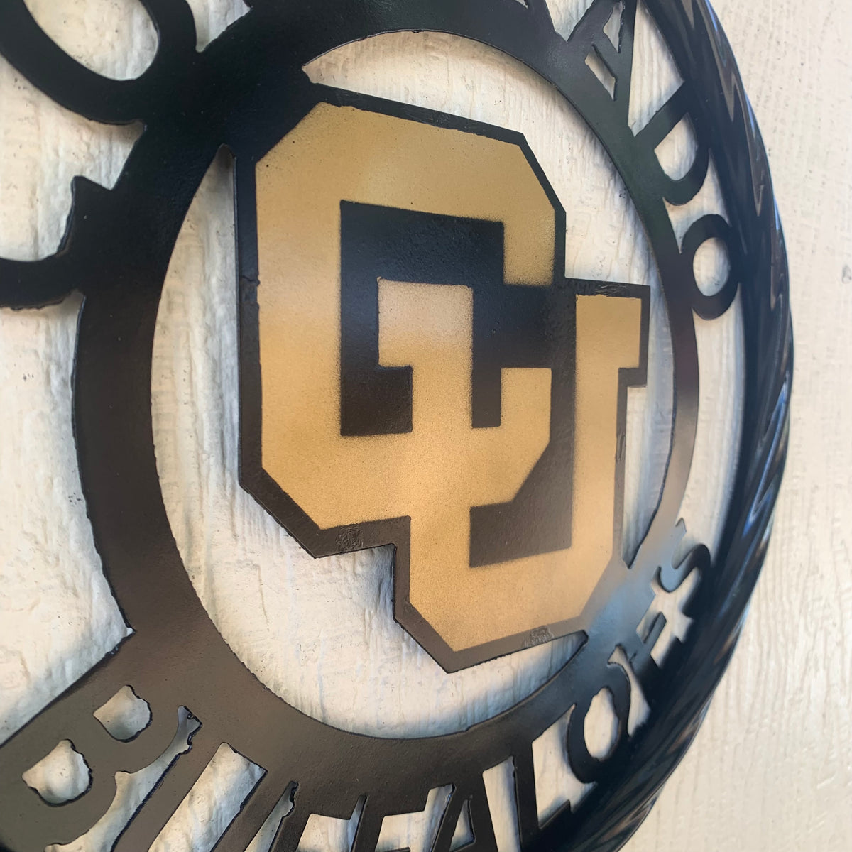 COLORADO BUFFALOES CUSTOM METAL VINTAGE CRAFT SIGN TEAM ART WESTERN HOME DECOR HANDMADE