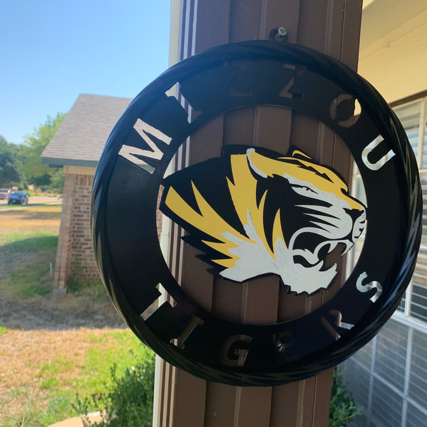 12", 18", 24", 32" MIZZOU TIGERS MISSOURI CUSTOM METAL VINTAGE CRAFT TEAM SIGN HANDMADE