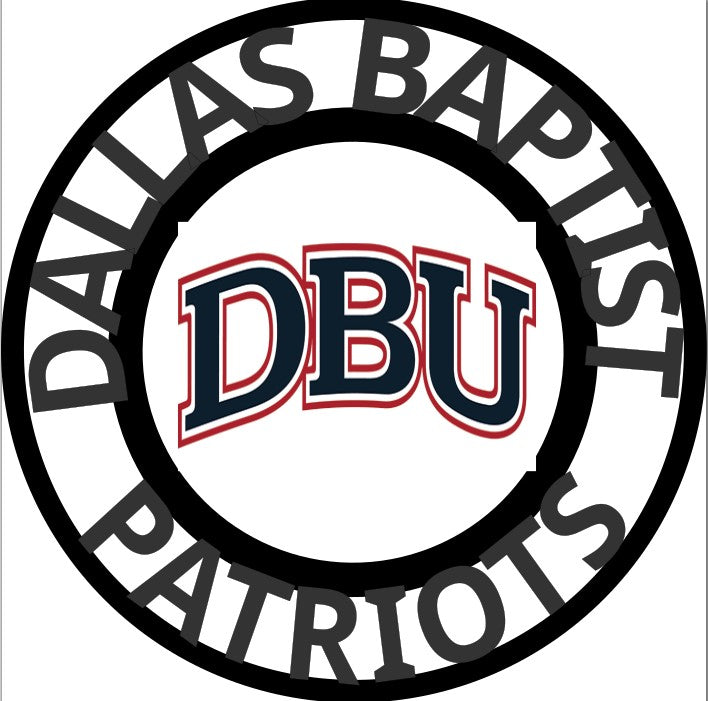 DBU DALLAS BAPTIST PATRIOTS CUSTOM RAW METAL NO PAINT VINTAGE METAL CRAFT SIGN TEAM WESTERN HOME DECOR HANDMADE