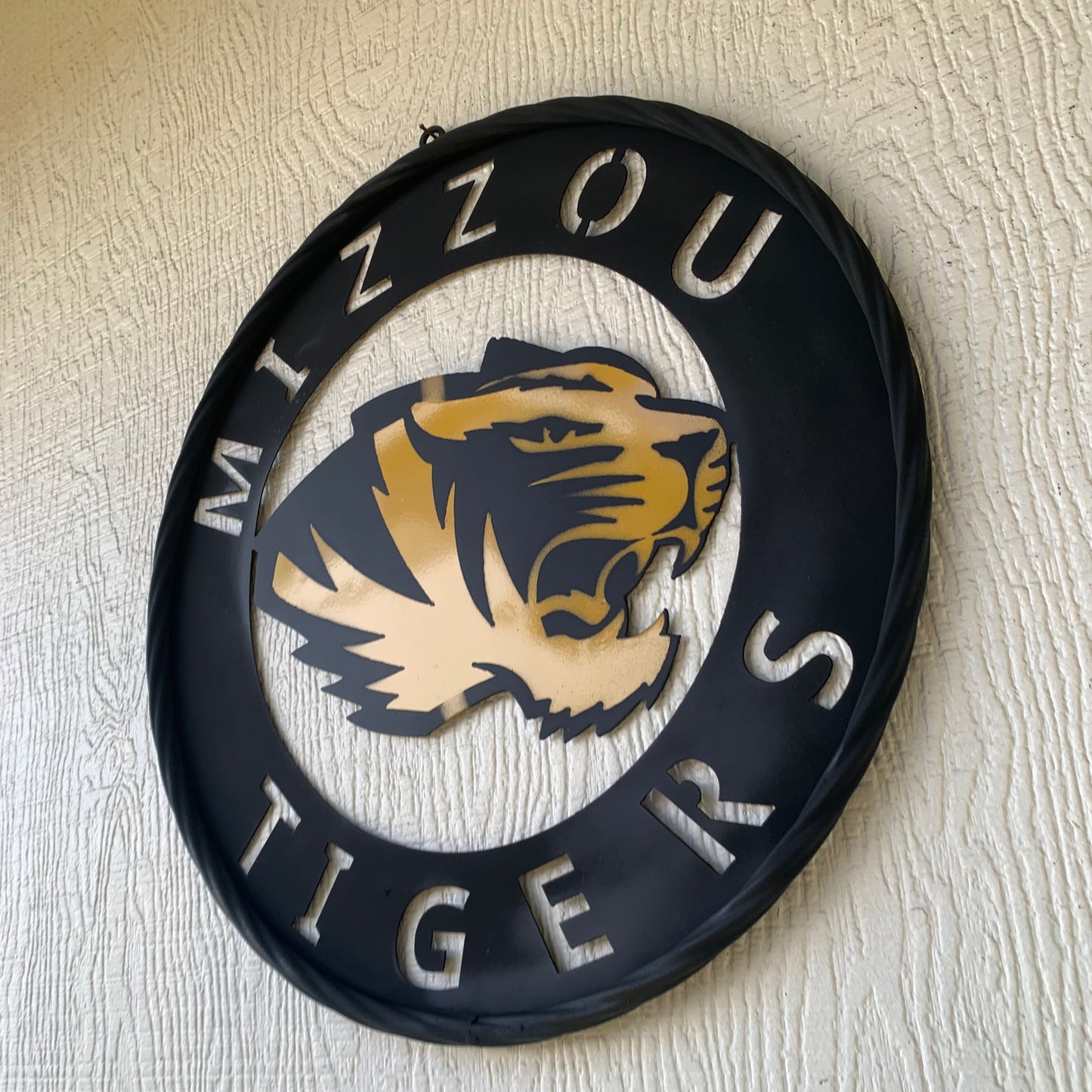 MIZZOU TIGERS MISSOURI CUSTOM METAL VINTAGE CRAFT TEAM SIGN HANDMADE