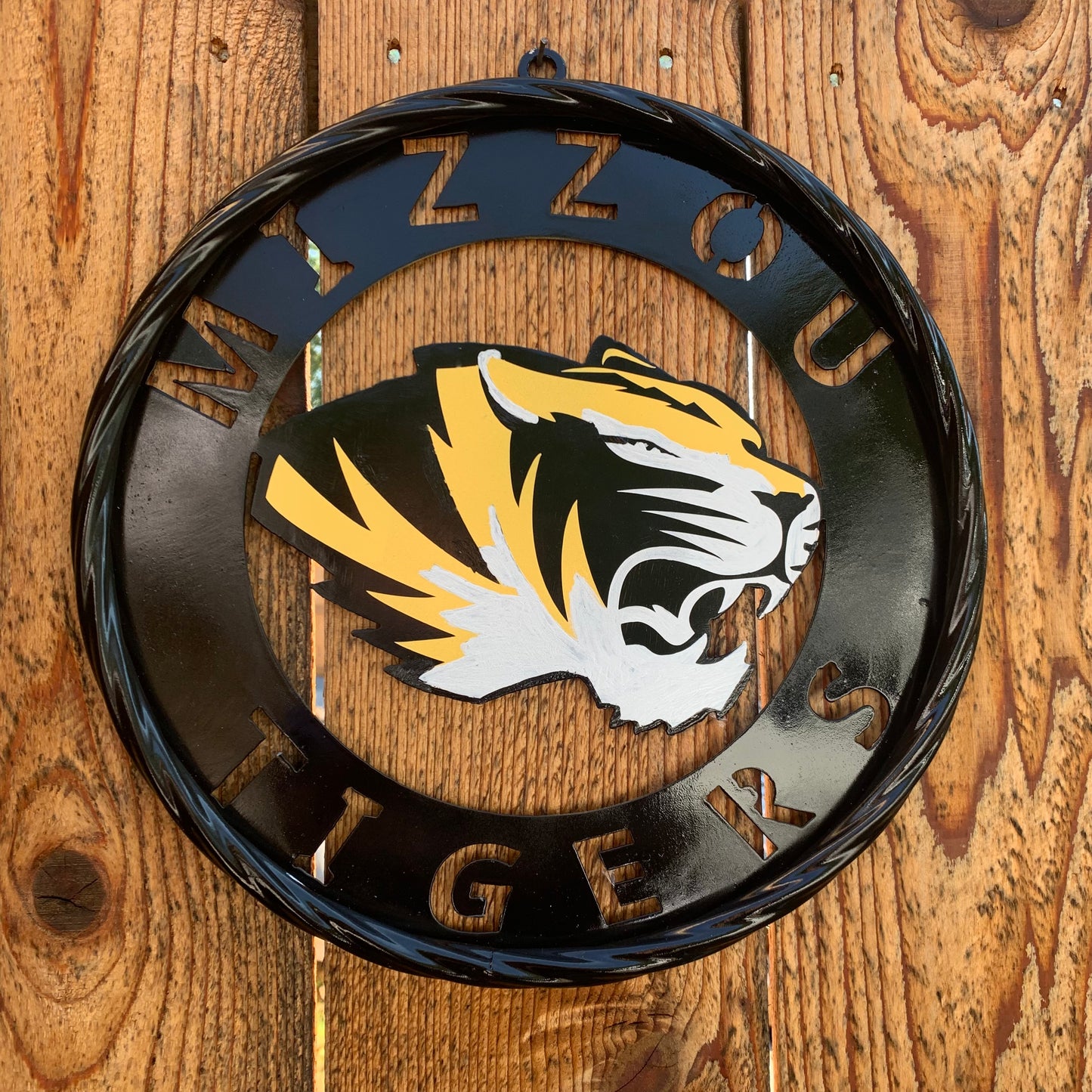 12", 18", 24", 32" MIZZOU TIGERS MISSOURI CUSTOM METAL VINTAGE CRAFT TEAM SIGN HANDMADE