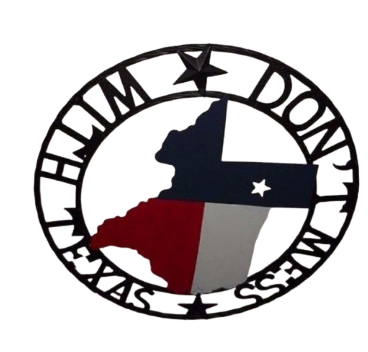 24" DON'T MESS WITH TEXAS MAP BARN METAL SIGN WALL DECOR WESTERN HOME DECOR NEW HANDMADE #EH12839