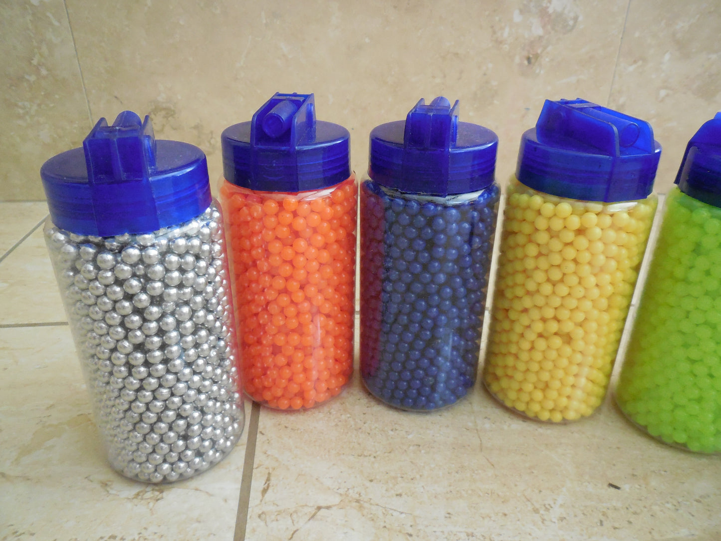 2000 6mm Plastic BB Pellets Air Soft Guns Ammo Airsoft BB's bullets Can #EH13660