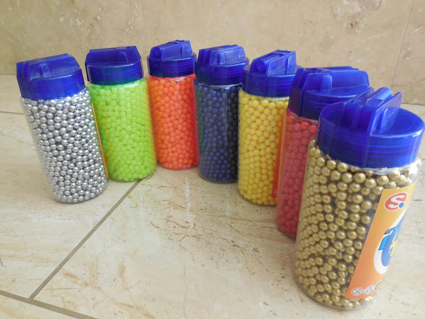 2000 6mm Plastic BB Pellets Air Soft Guns Ammo Airsoft BB's bullets Can #EH13660